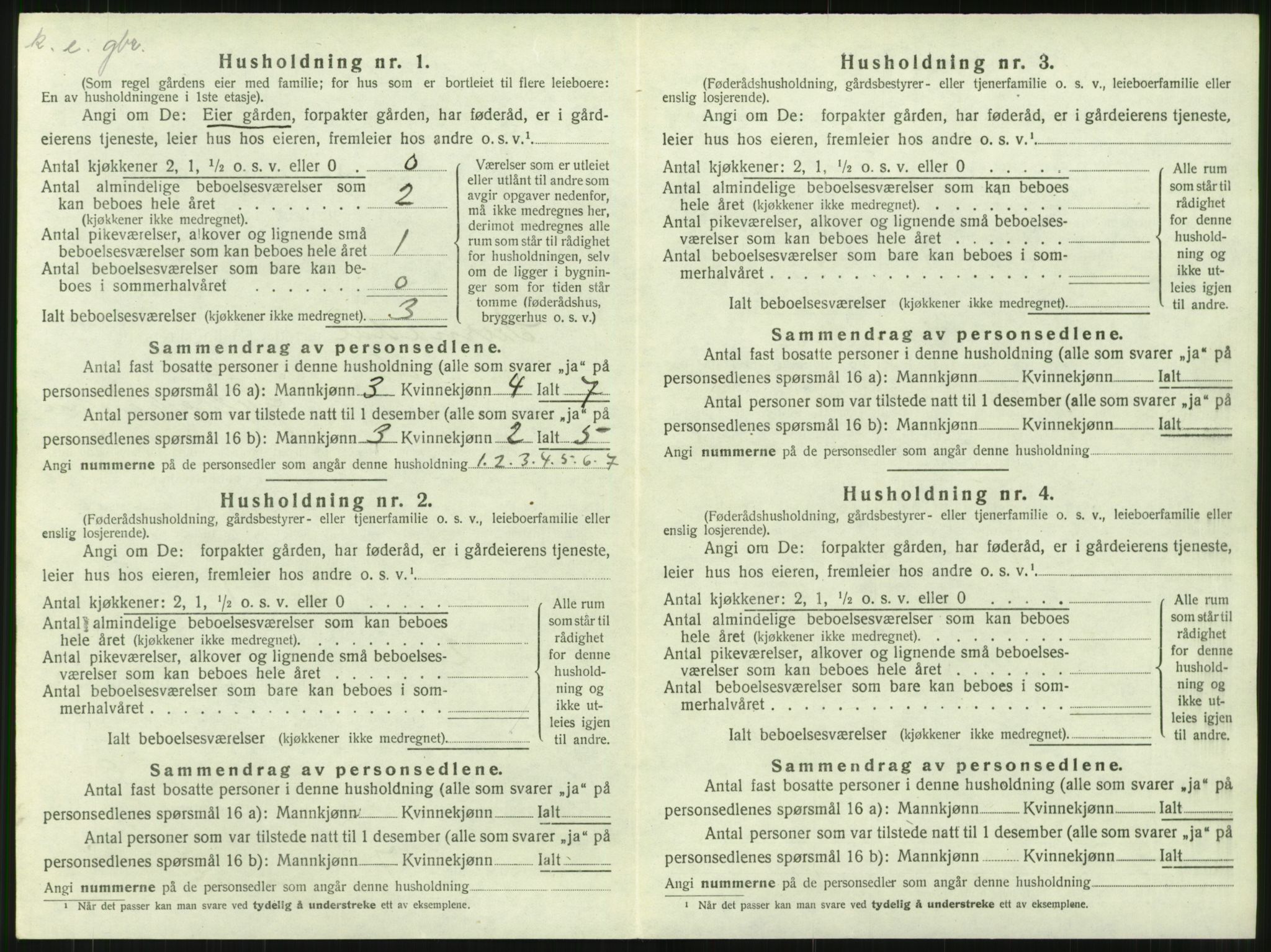 SAT, 1920 census for Surnadal, 1920, p. 382