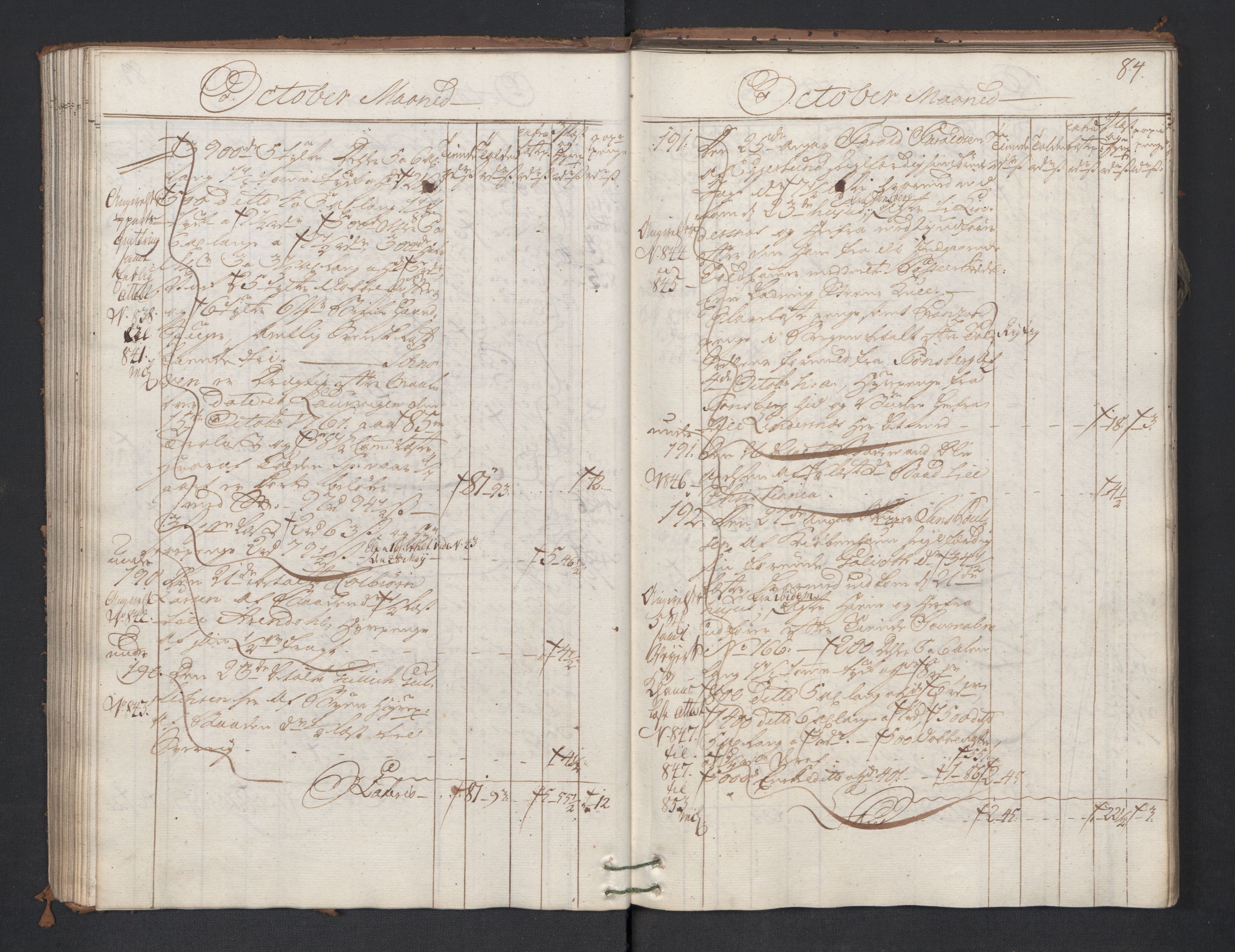 Generaltollkammeret, tollregnskaper, AV/RA-EA-5490/R01/L0047/0001: Tollregnskaper Fredrikshald / Utgående hovedtollbok, 1762, p. 83b-84a