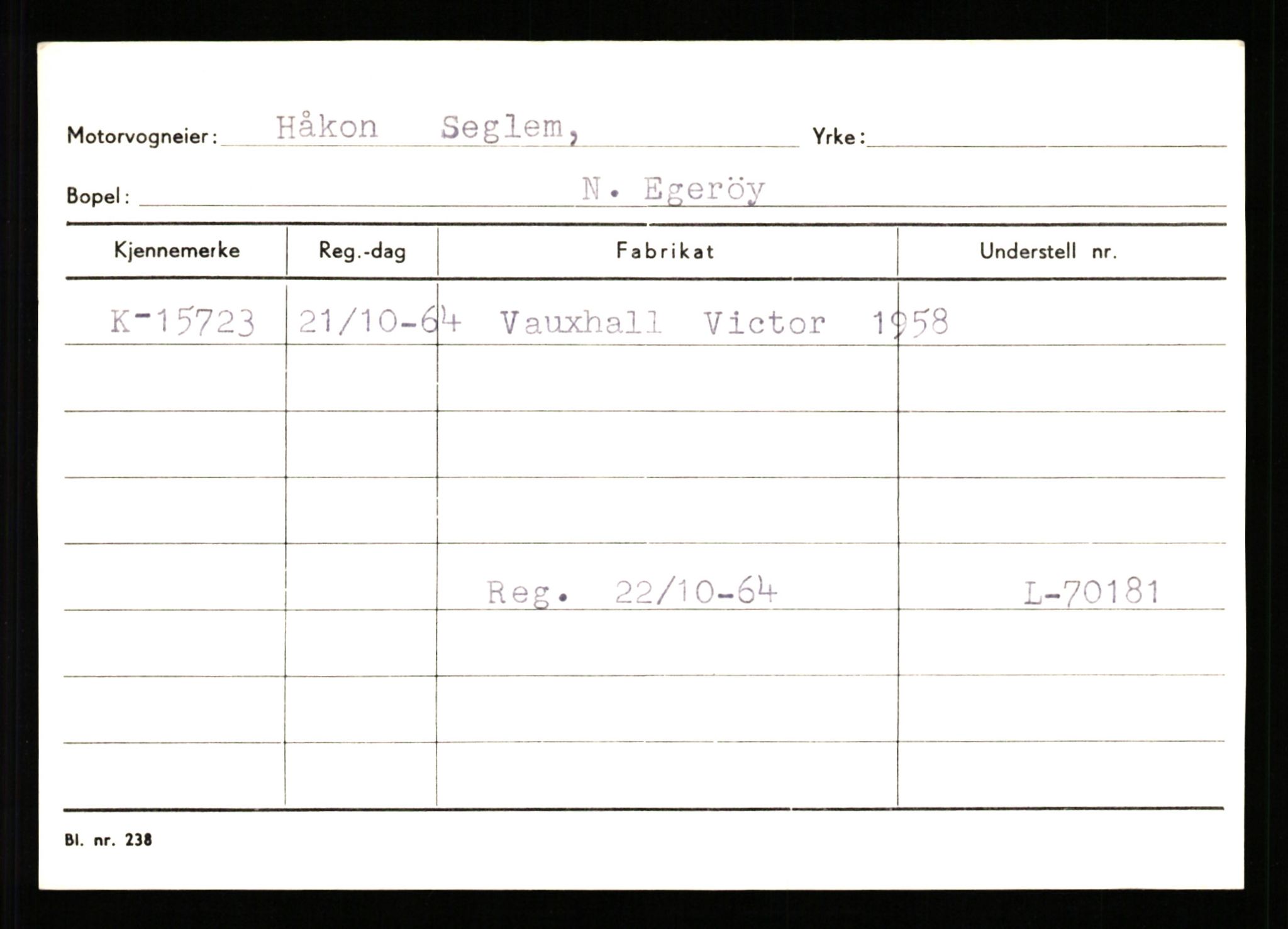 Stavanger trafikkstasjon, AV/SAST-A-101942/0/G/L0004: Registreringsnummer: 15497 - 22957, 1930-1971, p. 157