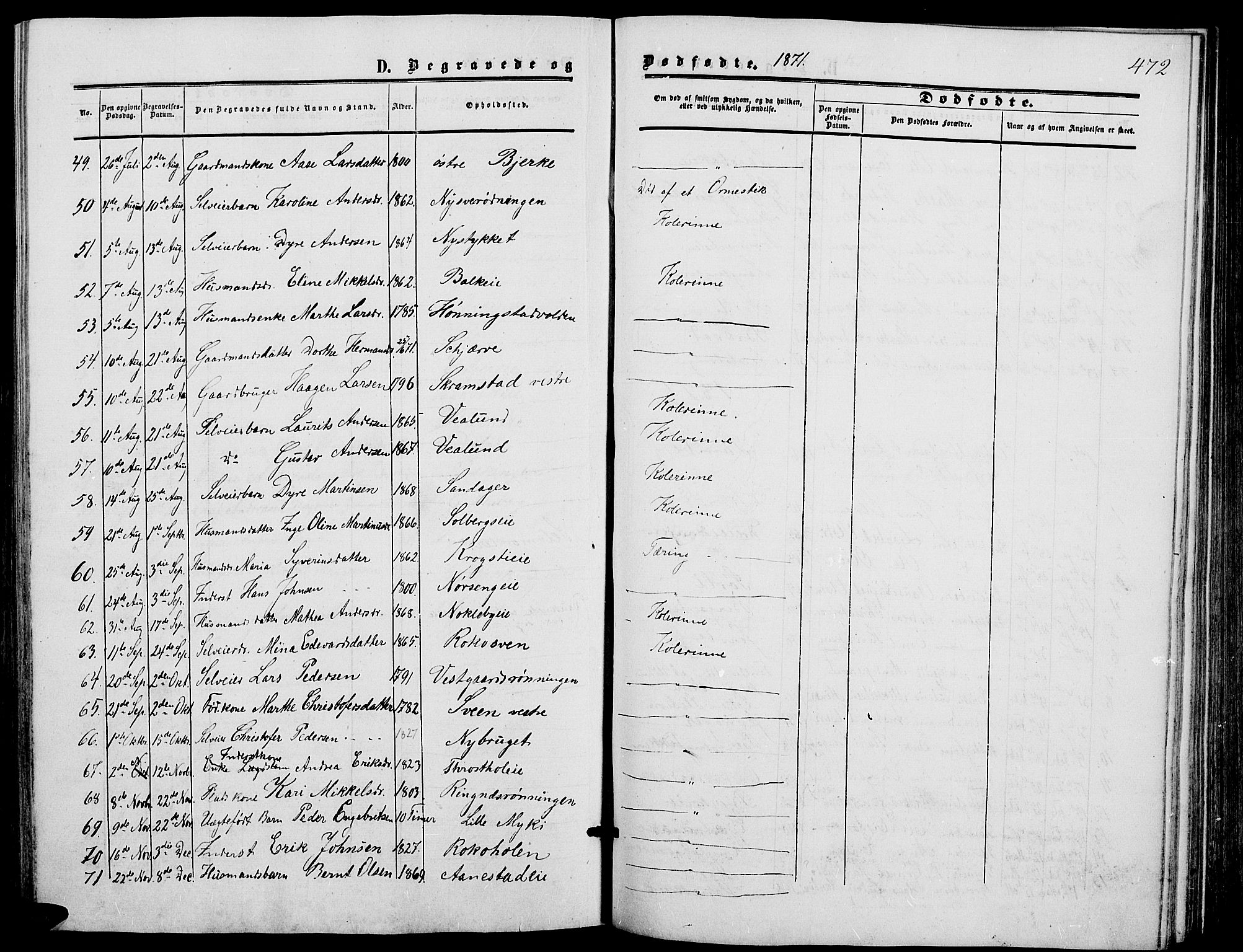 Løten prestekontor, SAH/PREST-022/L/La/L0004: Parish register (copy) no. 4, 1863-1877, p. 472
