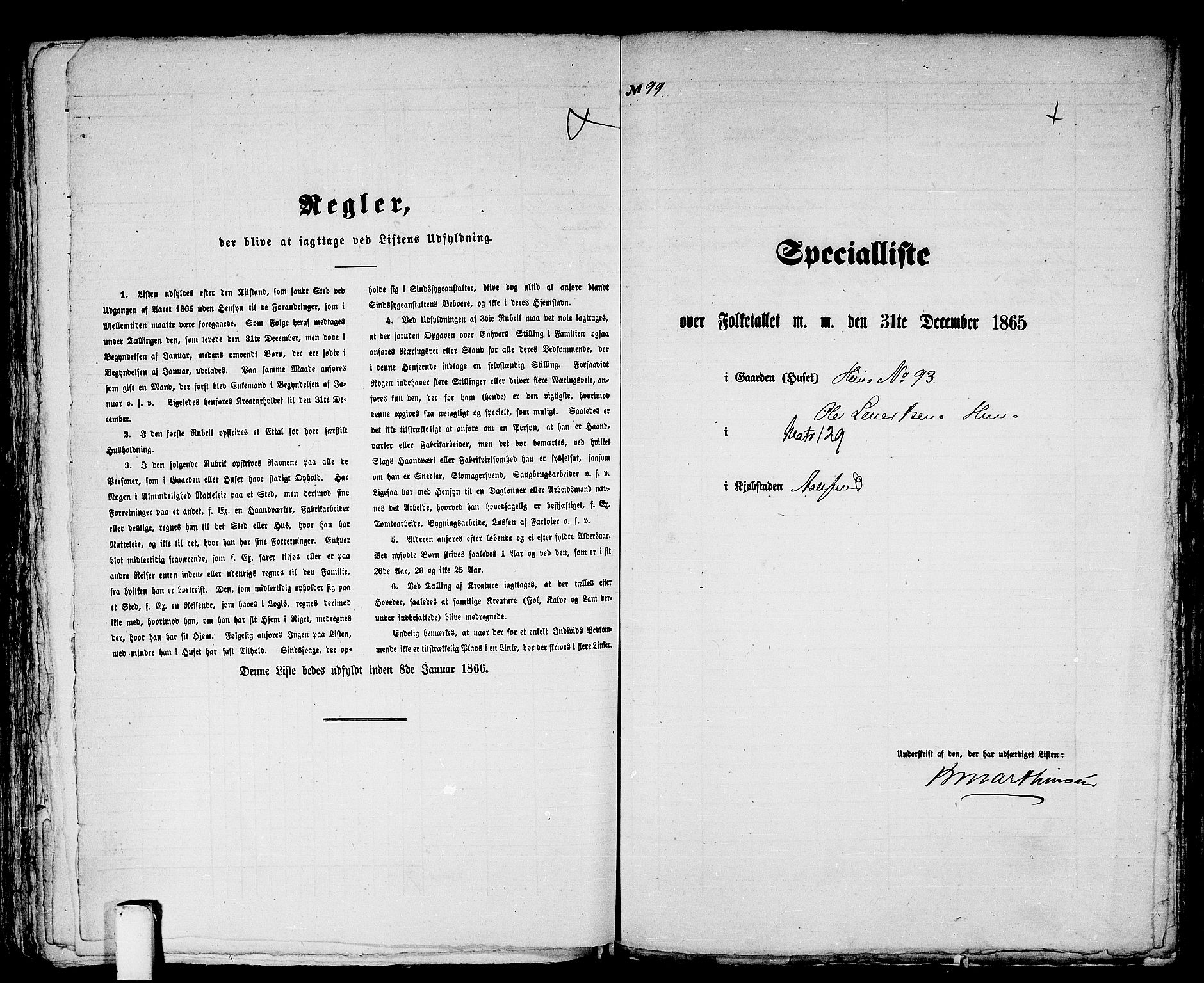 RA, 1865 census for Ålesund, 1865, p. 213