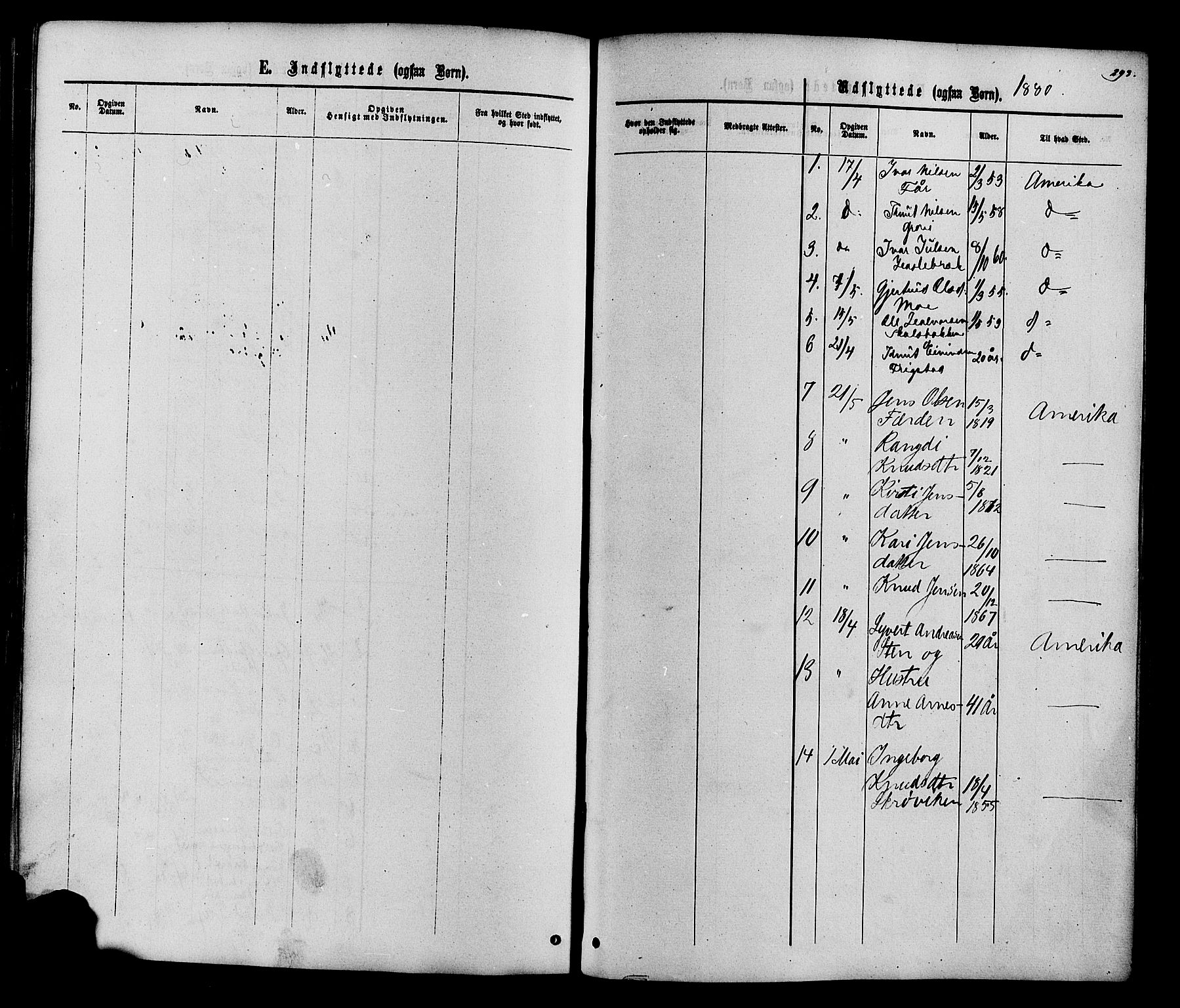 Vestre Slidre prestekontor, SAH/PREST-136/H/Ha/Haa/L0003: Parish register (official) no. 3, 1865-1880, p. 293