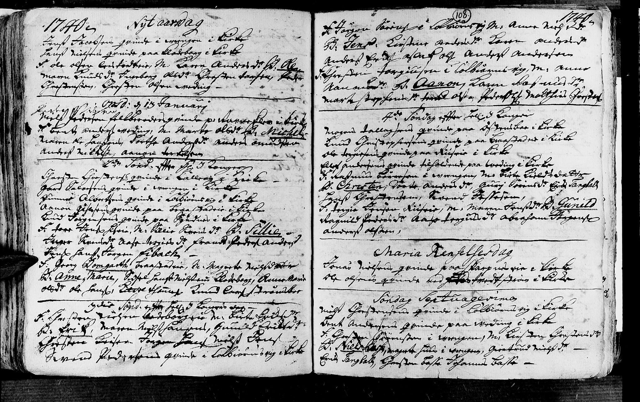 Øyestad sokneprestkontor, SAK/1111-0049/F/Fa/L0004: Parish register (official) no. A 4, 1730-1750, p. 109