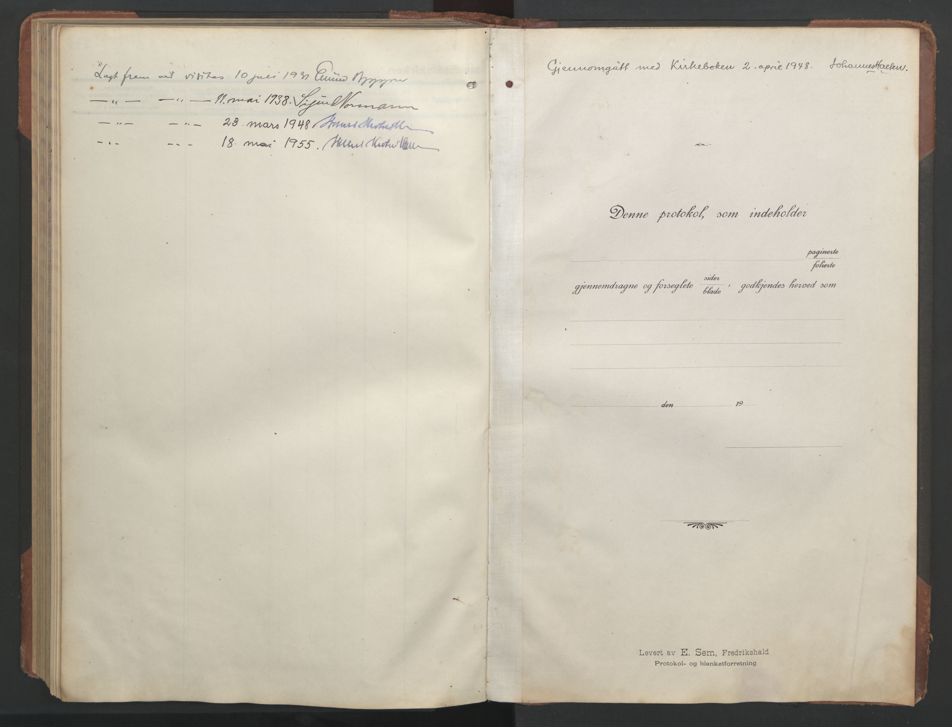 Ministerialprotokoller, klokkerbøker og fødselsregistre - Nordland, SAT/A-1459/890/L1291: Parish register (copy) no. 890C02, 1913-1954