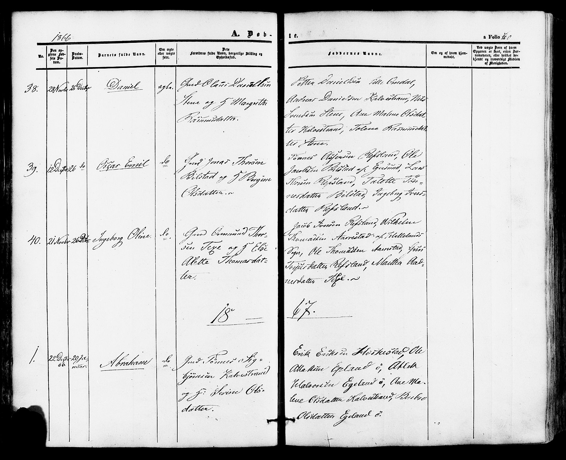 Lund sokneprestkontor, AV/SAST-A-101809/S06/L0010: Parish register (official) no. A 9, 1854-1886, p. 60