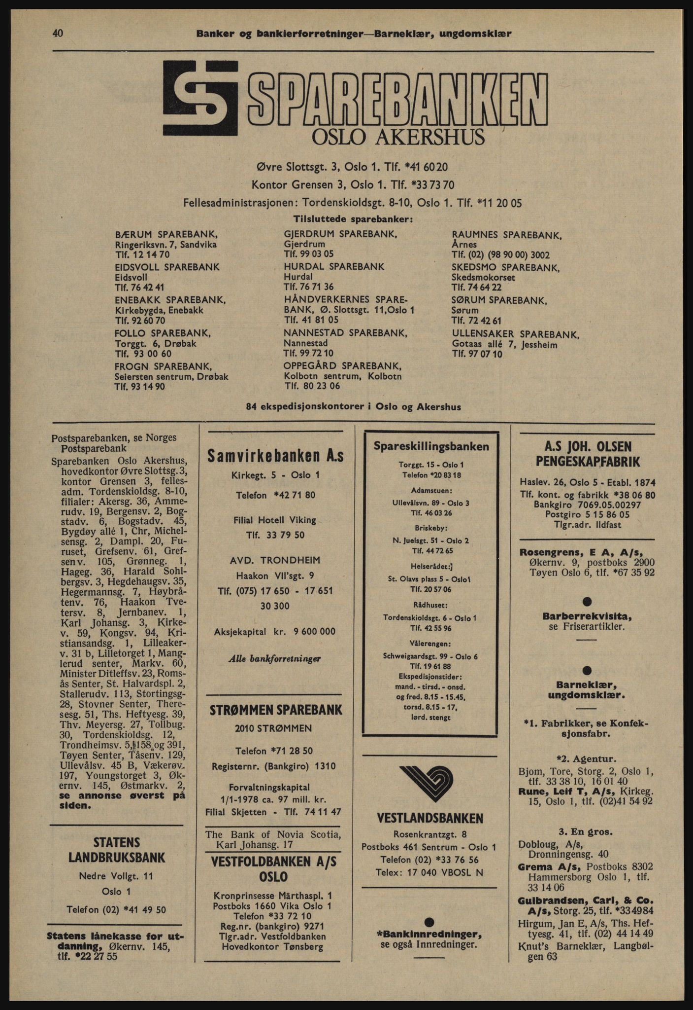 Kristiania/Oslo adressebok, PUBL/-, 1978-1979, p. 40