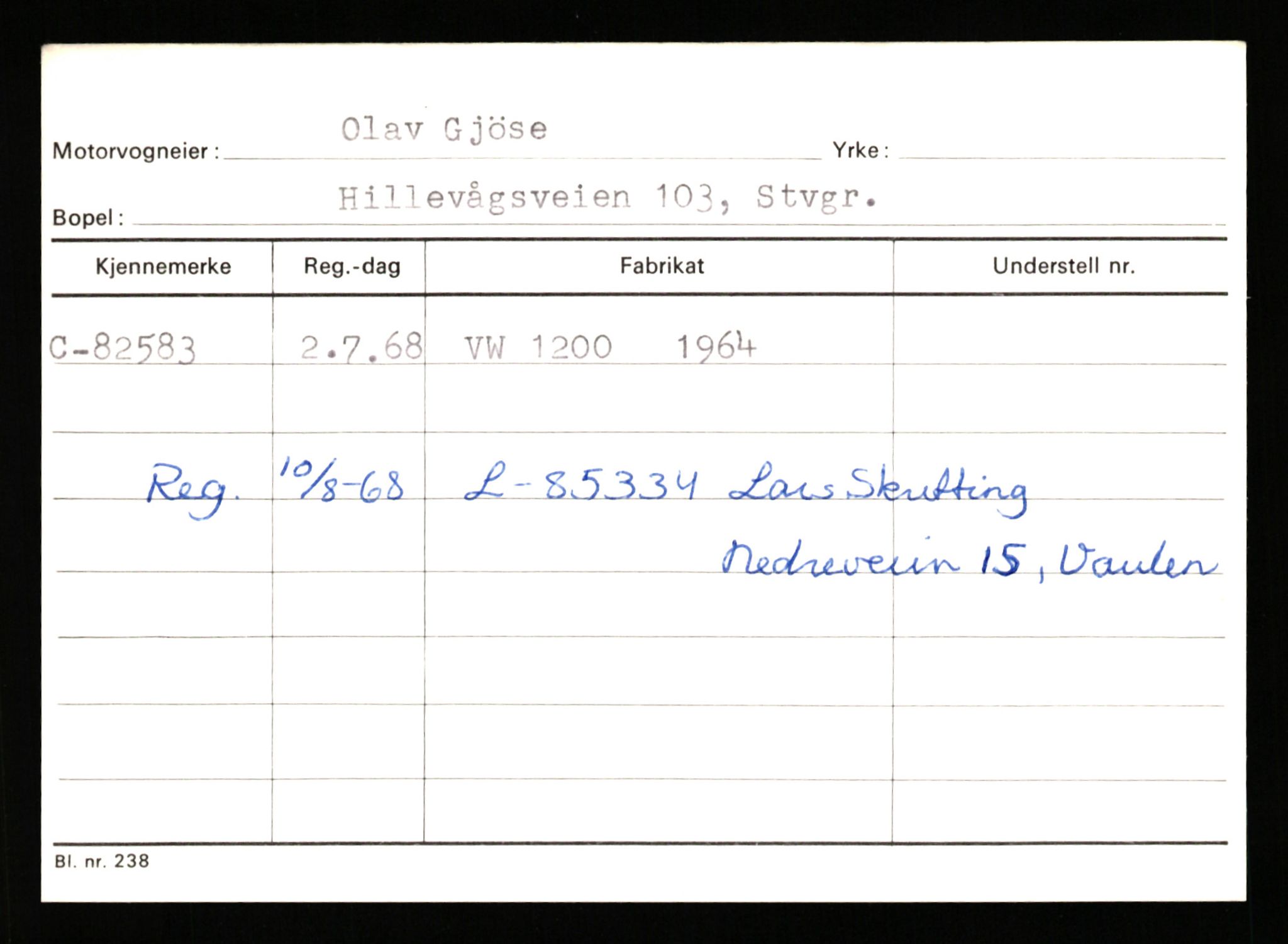 Stavanger trafikkstasjon, AV/SAST-A-101942/0/G/L0008: Registreringsnummer: 67519 - 84533, 1930-1971, p. 2868