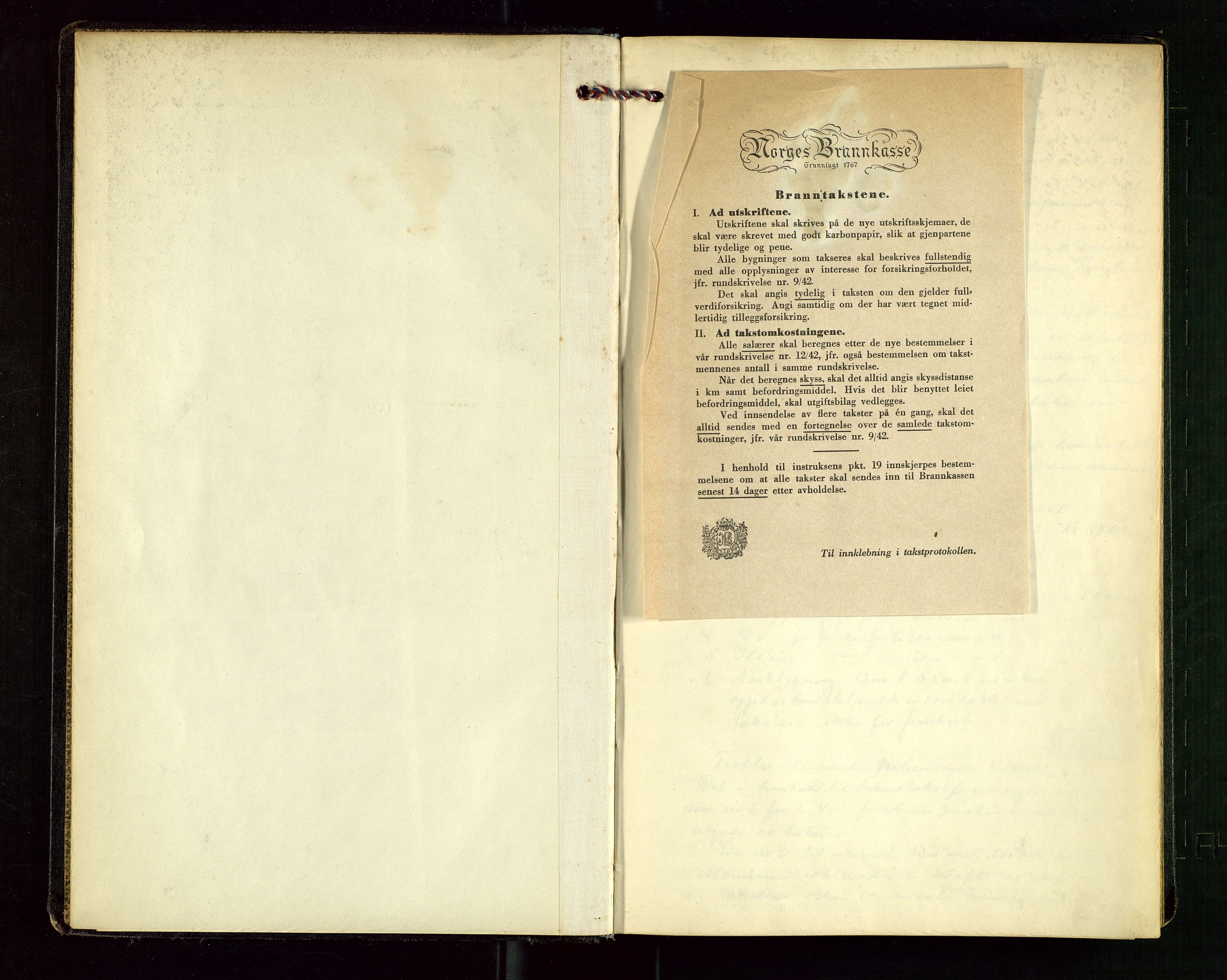 Jelsa lensmannskontor, AV/SAST-A-100360/Goa/L0002: Branntakstprotokoll, 1916-1955