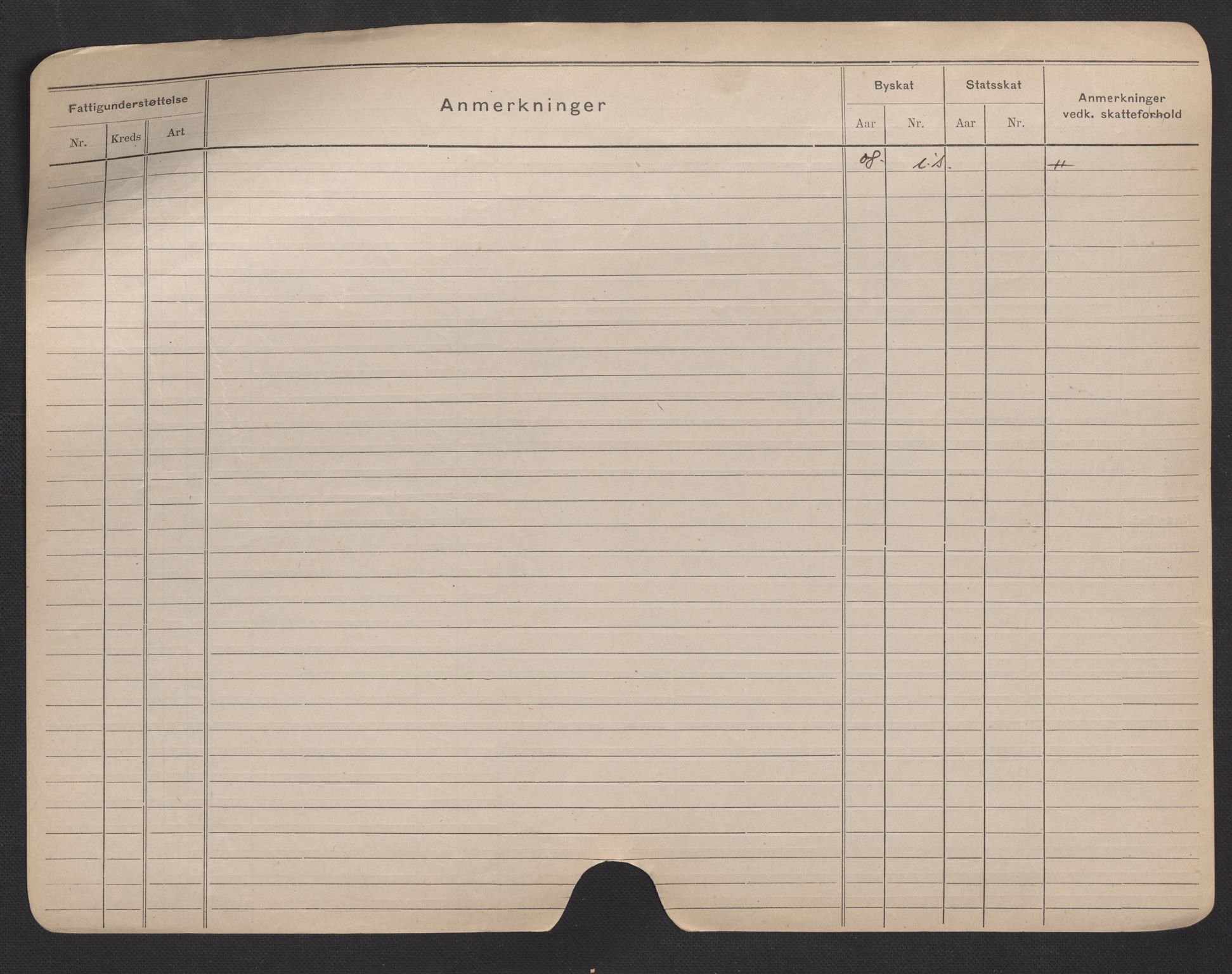 Oslo folkeregister, Registerkort, AV/SAO-A-11715/F/Fa/Fac/L0007: Menn, 1906-1914, p. 16b