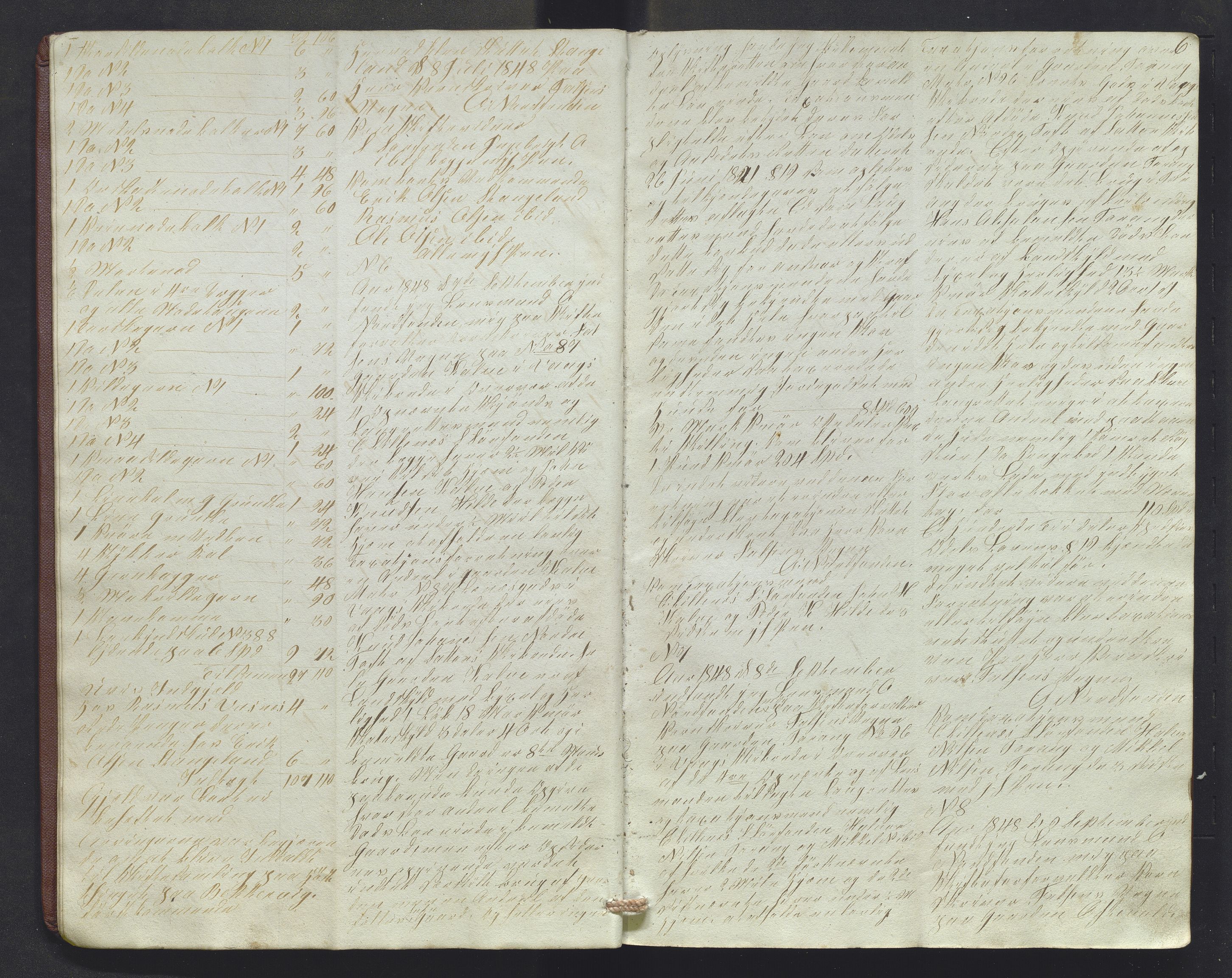 Lensmannen i Sund og Austevoll, AV/SAB-A-35201/0006/L0009: Registreringsprotokoll, 1848-1863, p. 5b-6a