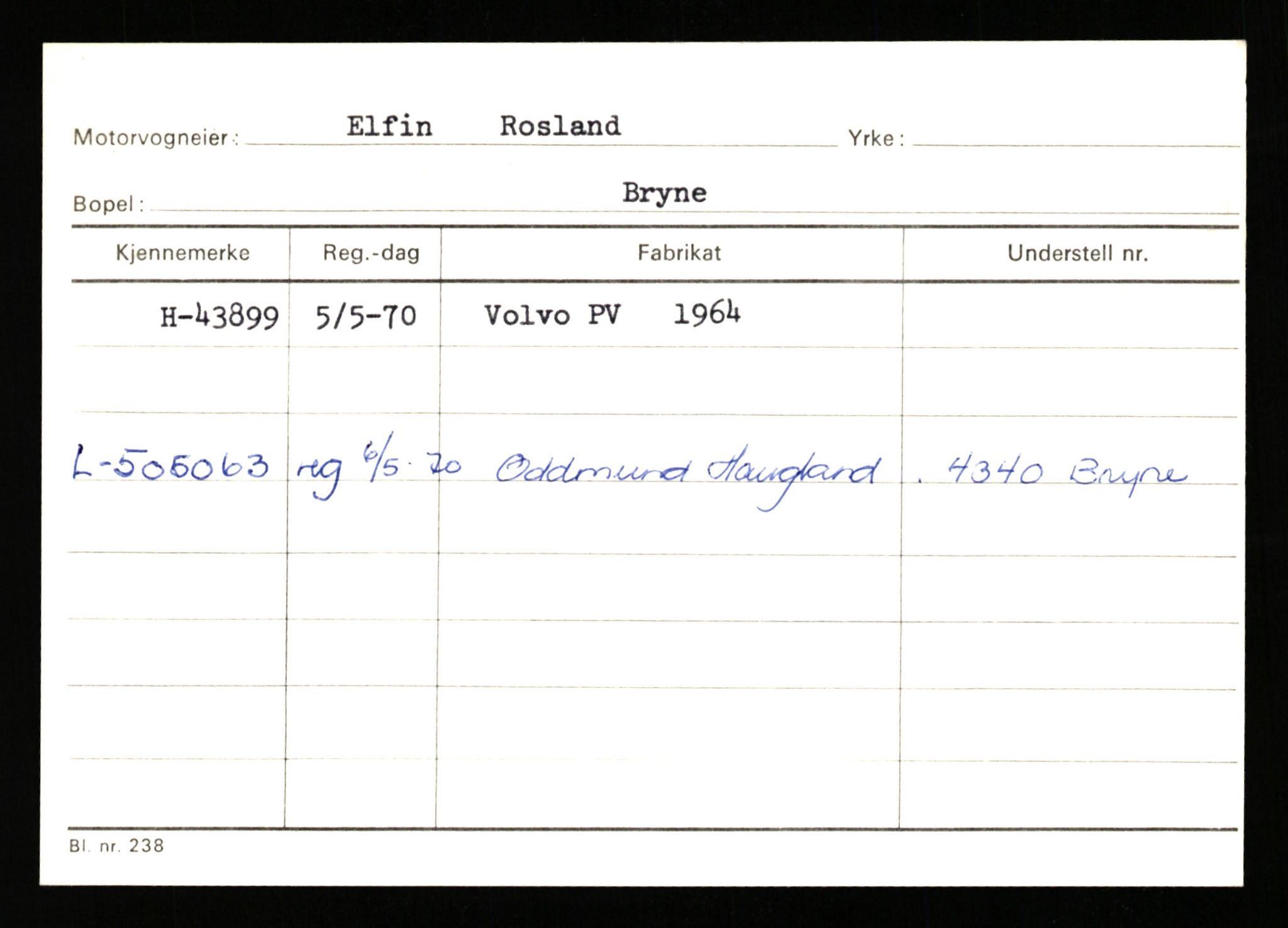 Stavanger trafikkstasjon, SAST/A-101942/0/G/L0006: Registreringsnummer: 34250 - 49007, 1930-1971, p. 2530