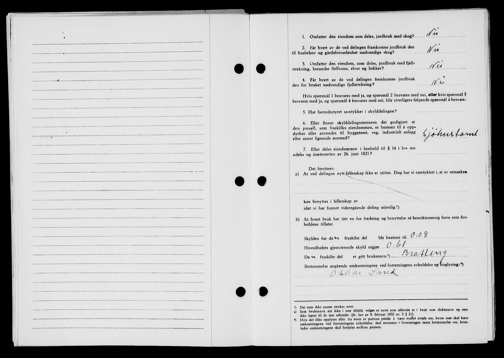 Flekkefjord sorenskriveri, SAK/1221-0001/G/Gb/Gba/L0063: Mortgage book no. A-11, 1947-1948, Diary no: : 1200/1947