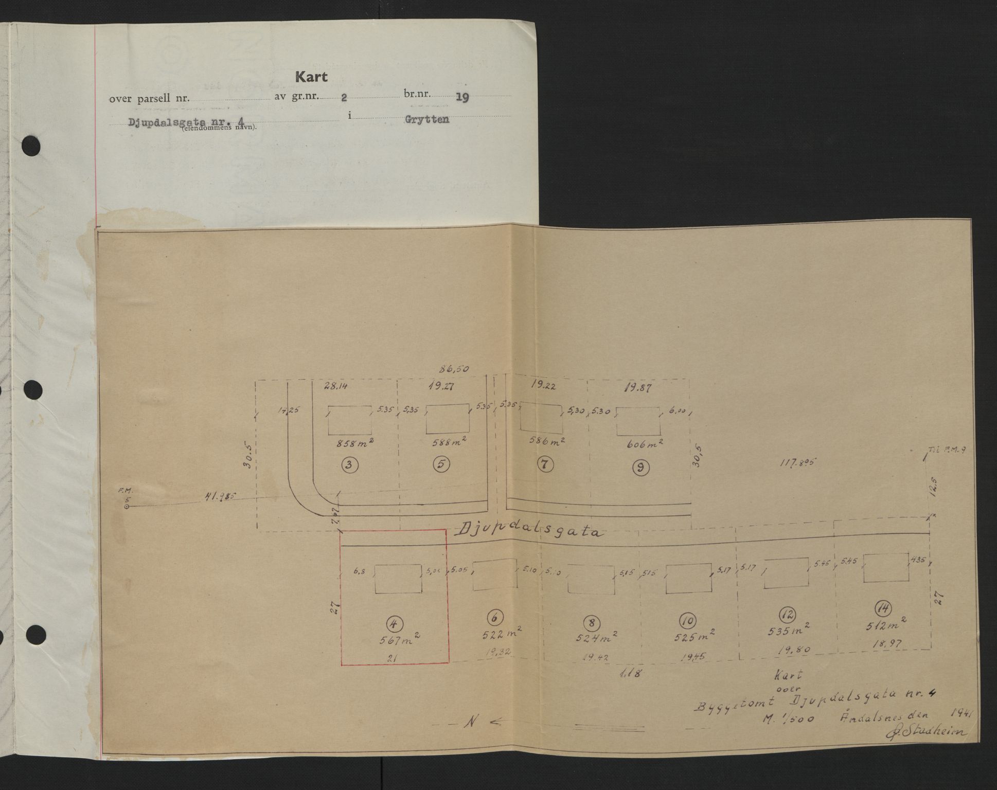 Romsdal sorenskriveri, AV/SAT-A-4149/1/2/2C: Mortgage book no. A11, 1941-1942, Diary no: : 1828/1941