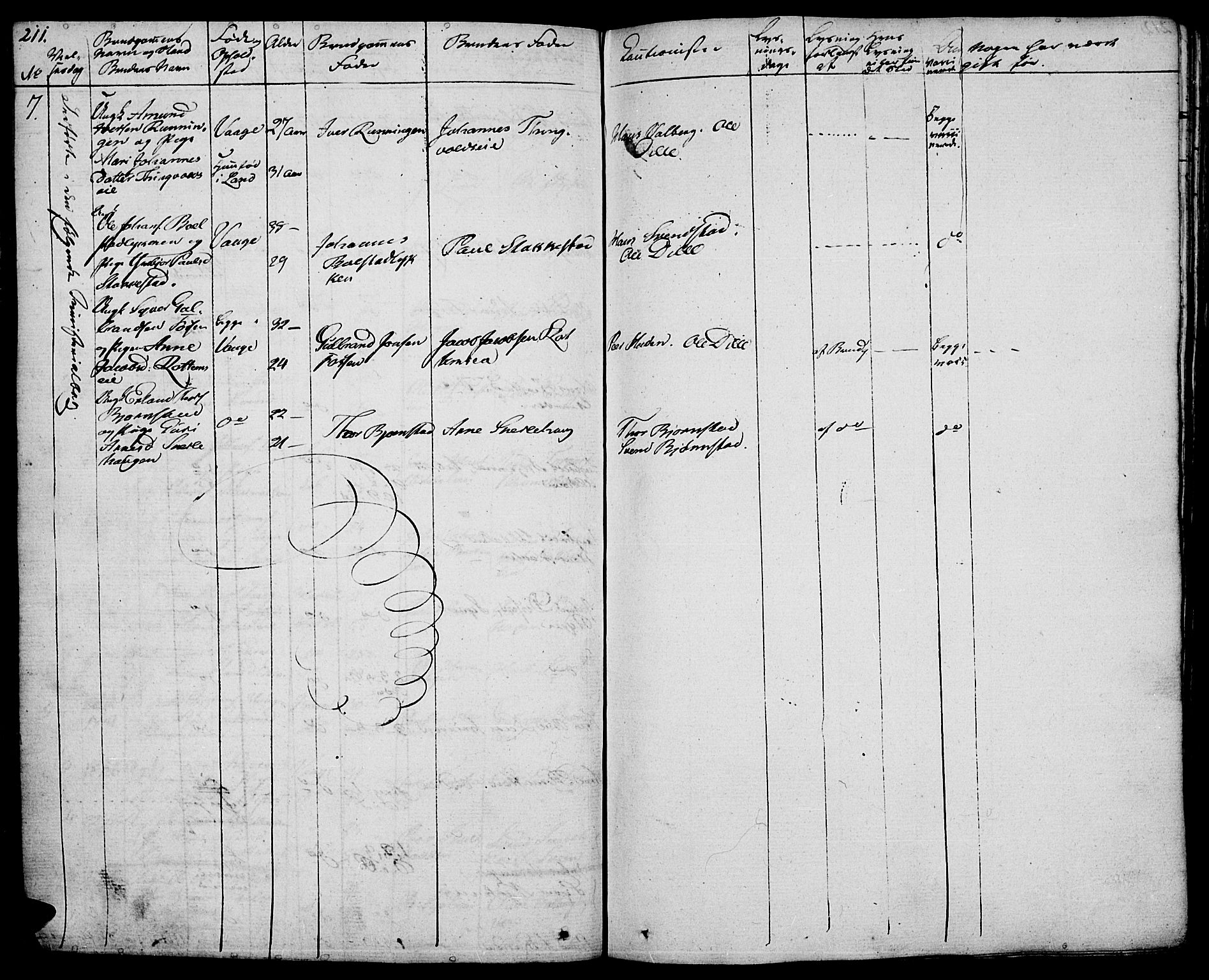 Vågå prestekontor, SAH/PREST-076/H/Ha/Haa/L0004: Parish register (official) no. 4 /1, 1827-1842, p. 211