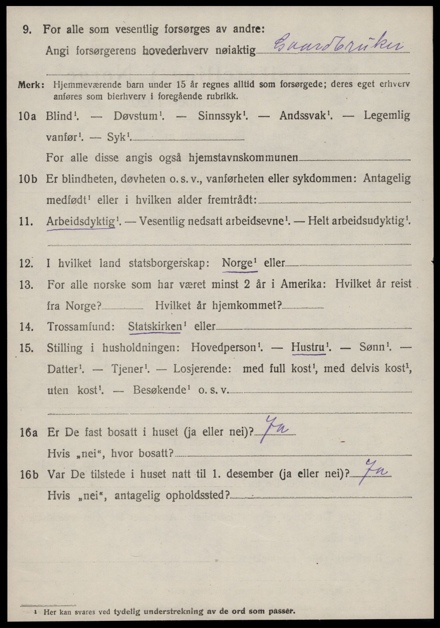 SAT, 1920 census for Haram, 1920, p. 4778