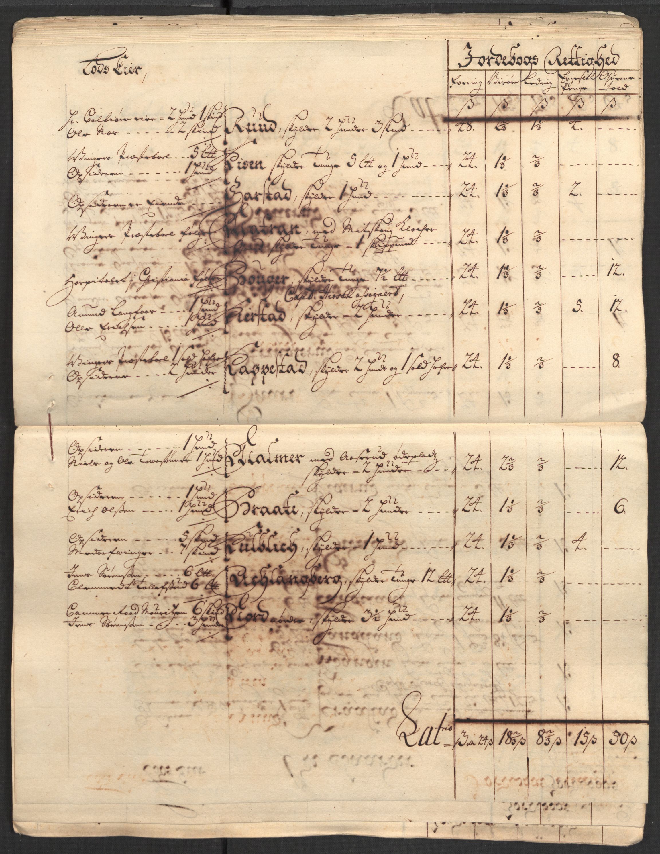 Rentekammeret inntil 1814, Reviderte regnskaper, Fogderegnskap, AV/RA-EA-4092/R13/L0844: Fogderegnskap Solør, Odal og Østerdal, 1707, p. 45