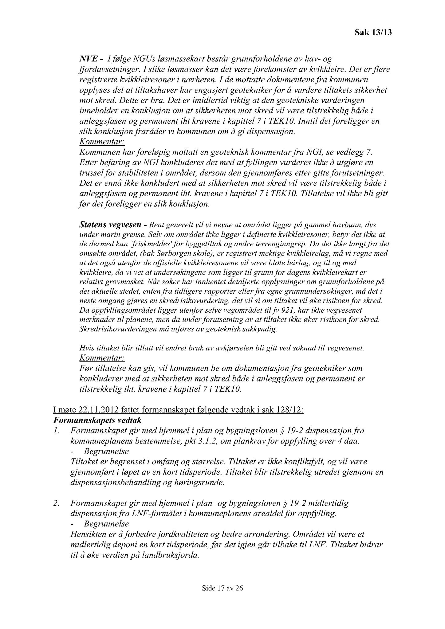 Klæbu Kommune, TRKO/KK/02-FS/L006: Formannsskapet - Møtedokumenter, 2013, p. 164