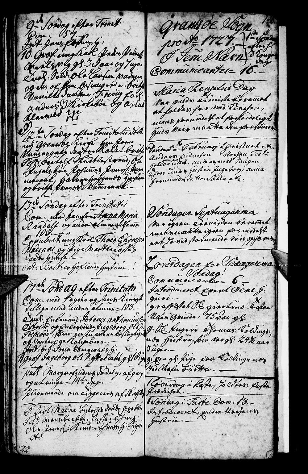 Vik sokneprestembete, AV/SAB-A-81501/H/Haa/Haaa/L0001: Parish register (official) no. A 1 / 3, 1727-1740, p. 146