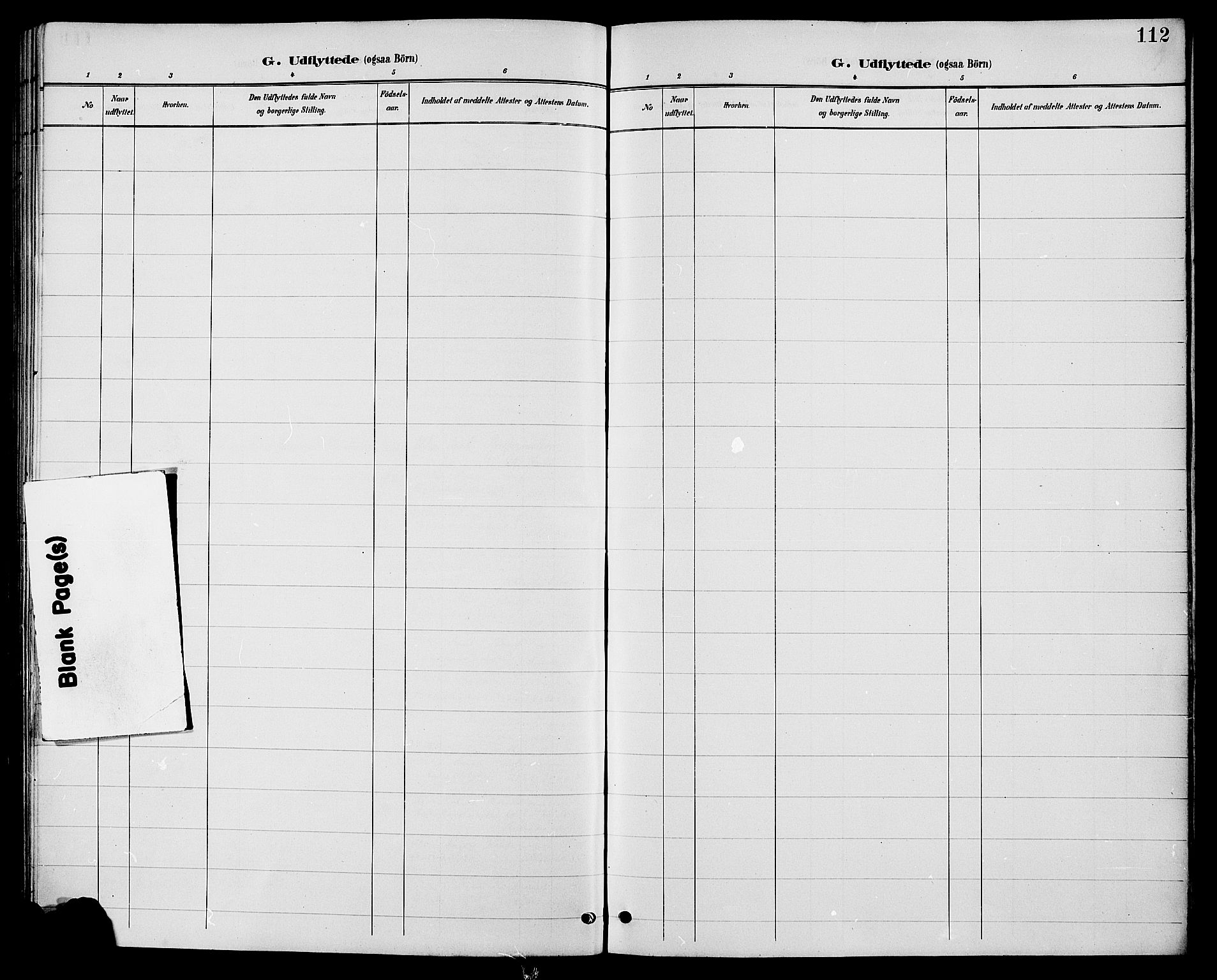 Biri prestekontor, SAH/PREST-096/H/Ha/Haa/L0007: Parish register (official) no. 7, 1887-1893, p. 112