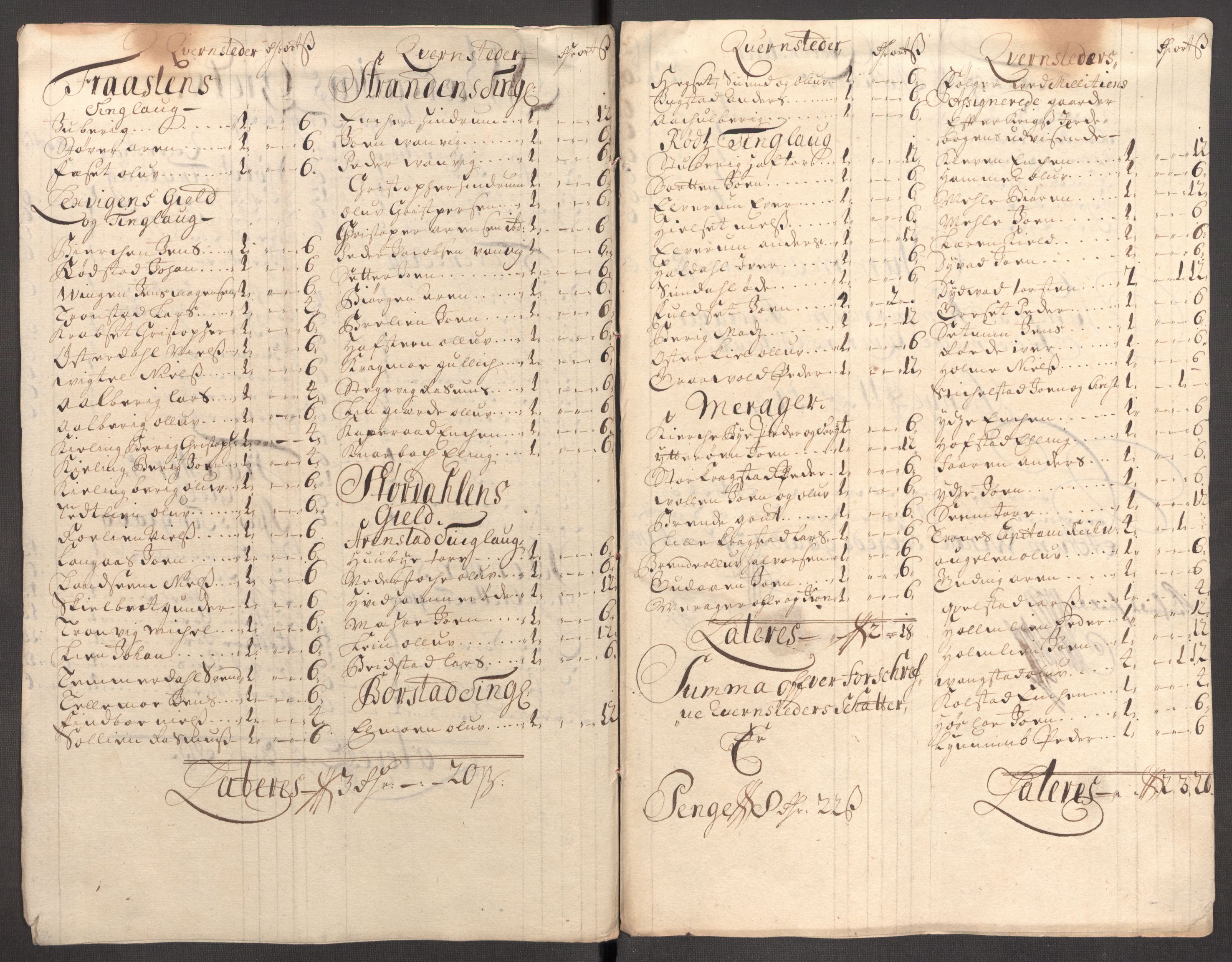 Rentekammeret inntil 1814, Reviderte regnskaper, Fogderegnskap, AV/RA-EA-4092/R62/L4198: Fogderegnskap Stjørdal og Verdal, 1708, p. 141