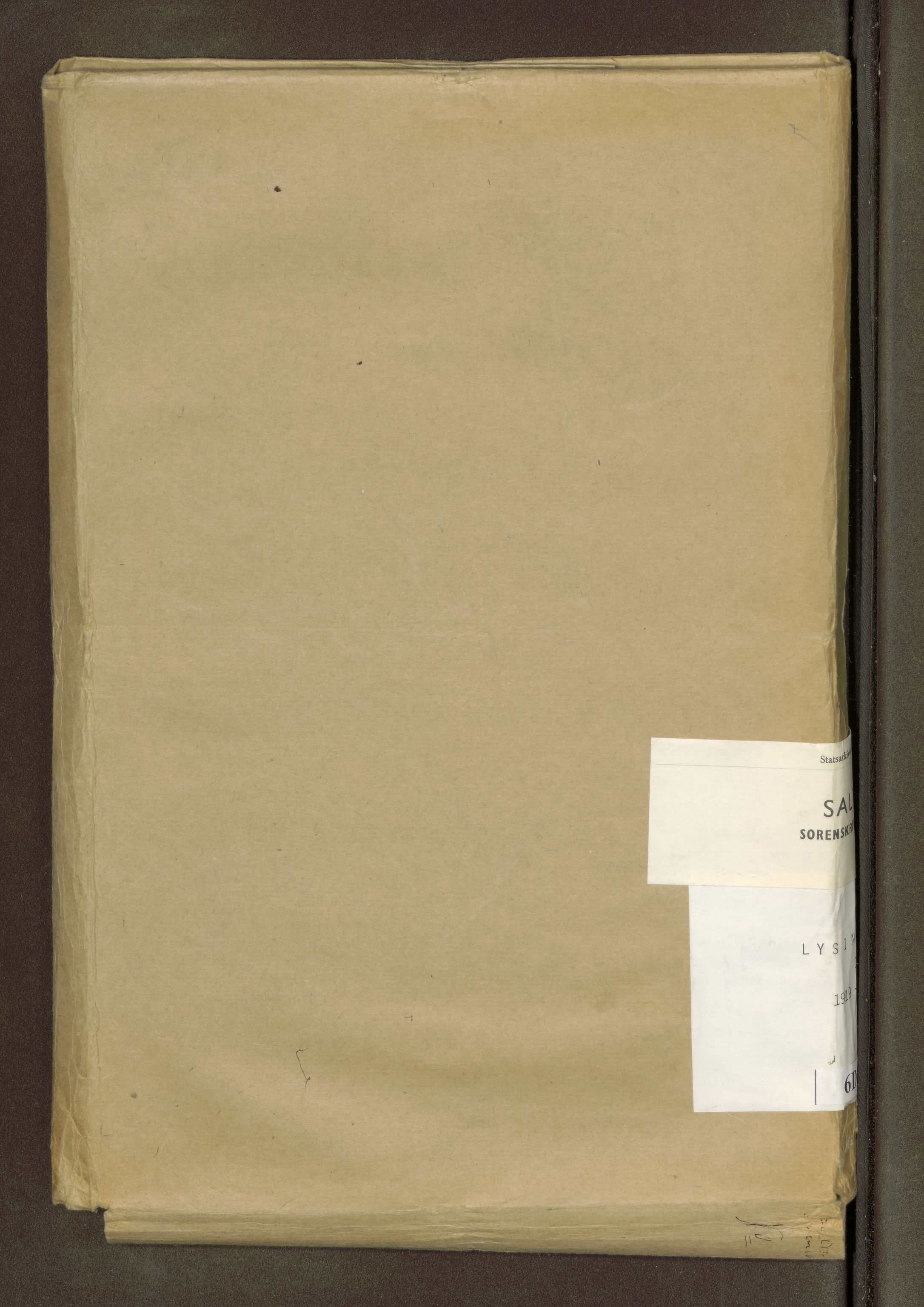 Salten sorenskriveri, AV/SAT-A-4578/1/6/6D/L0009: Lysingsbok, 1919-1928, p. 329