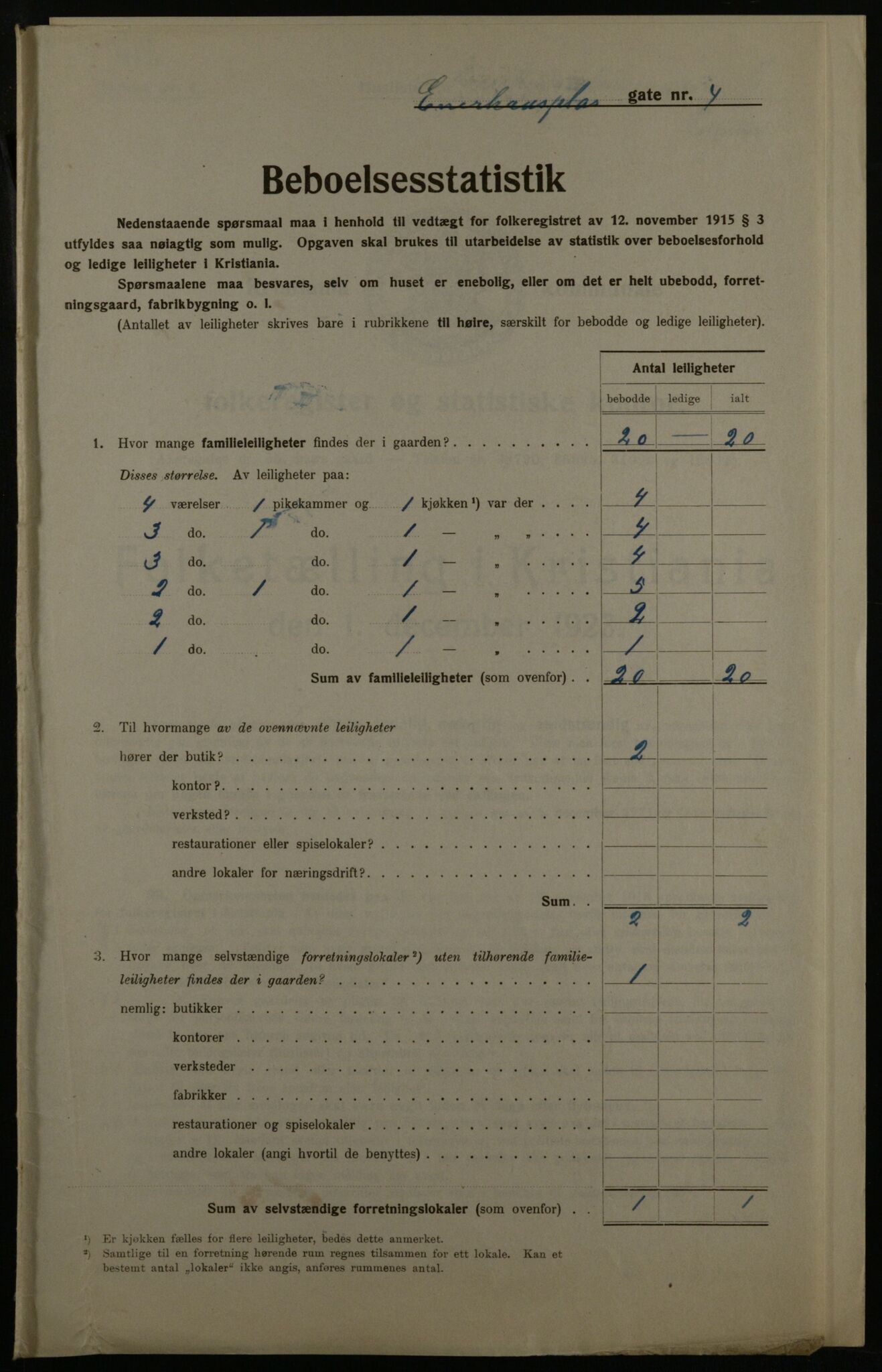 OBA, Municipal Census 1923 for Kristiania, 1923, p. 24244