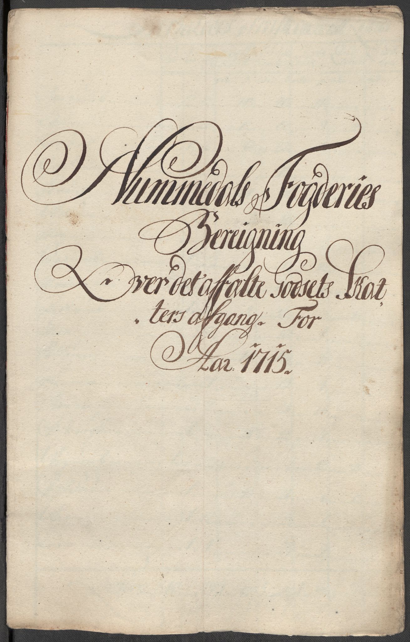 Rentekammeret inntil 1814, Reviderte regnskaper, Fogderegnskap, RA/EA-4092/R64/L4436: Fogderegnskap Namdal, 1715, p. 234