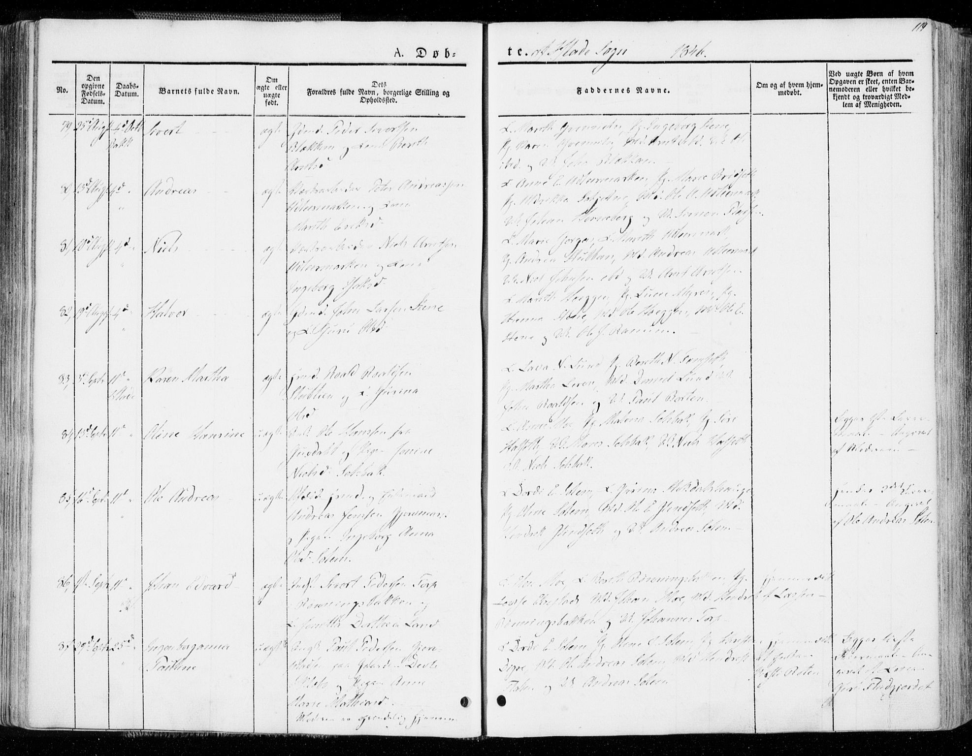 Ministerialprotokoller, klokkerbøker og fødselsregistre - Sør-Trøndelag, SAT/A-1456/606/L0290: Parish register (official) no. 606A05, 1841-1847, p. 119
