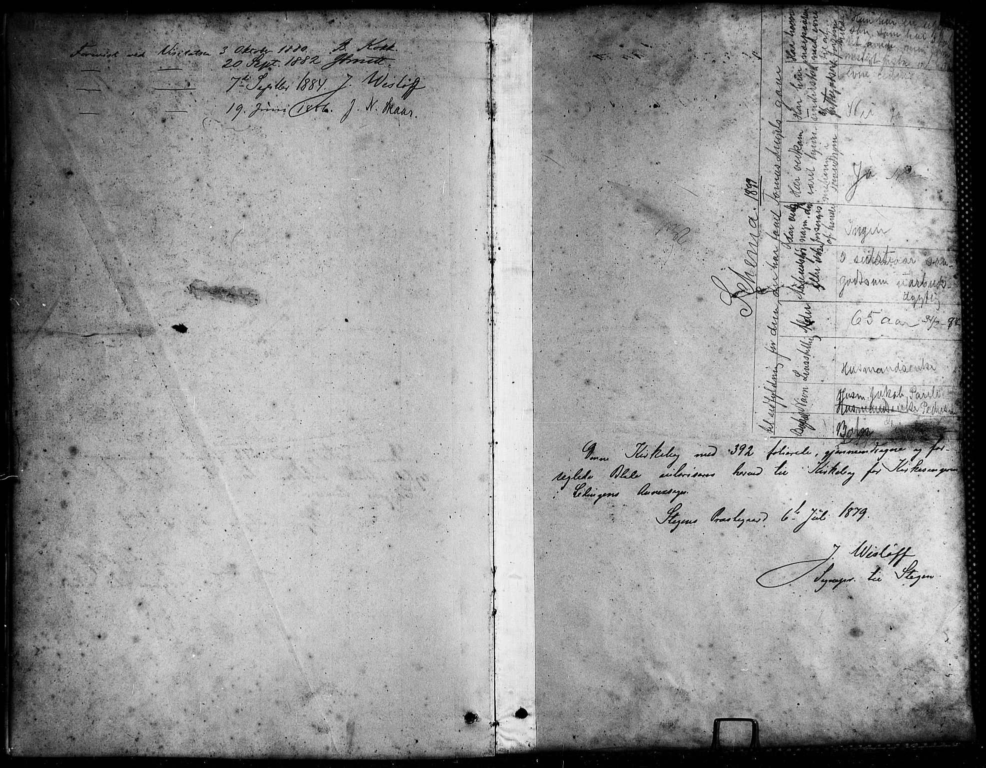 Ministerialprotokoller, klokkerbøker og fødselsregistre - Nordland, AV/SAT-A-1459/857/L0828: Parish register (copy) no. 857C03, 1879-1908