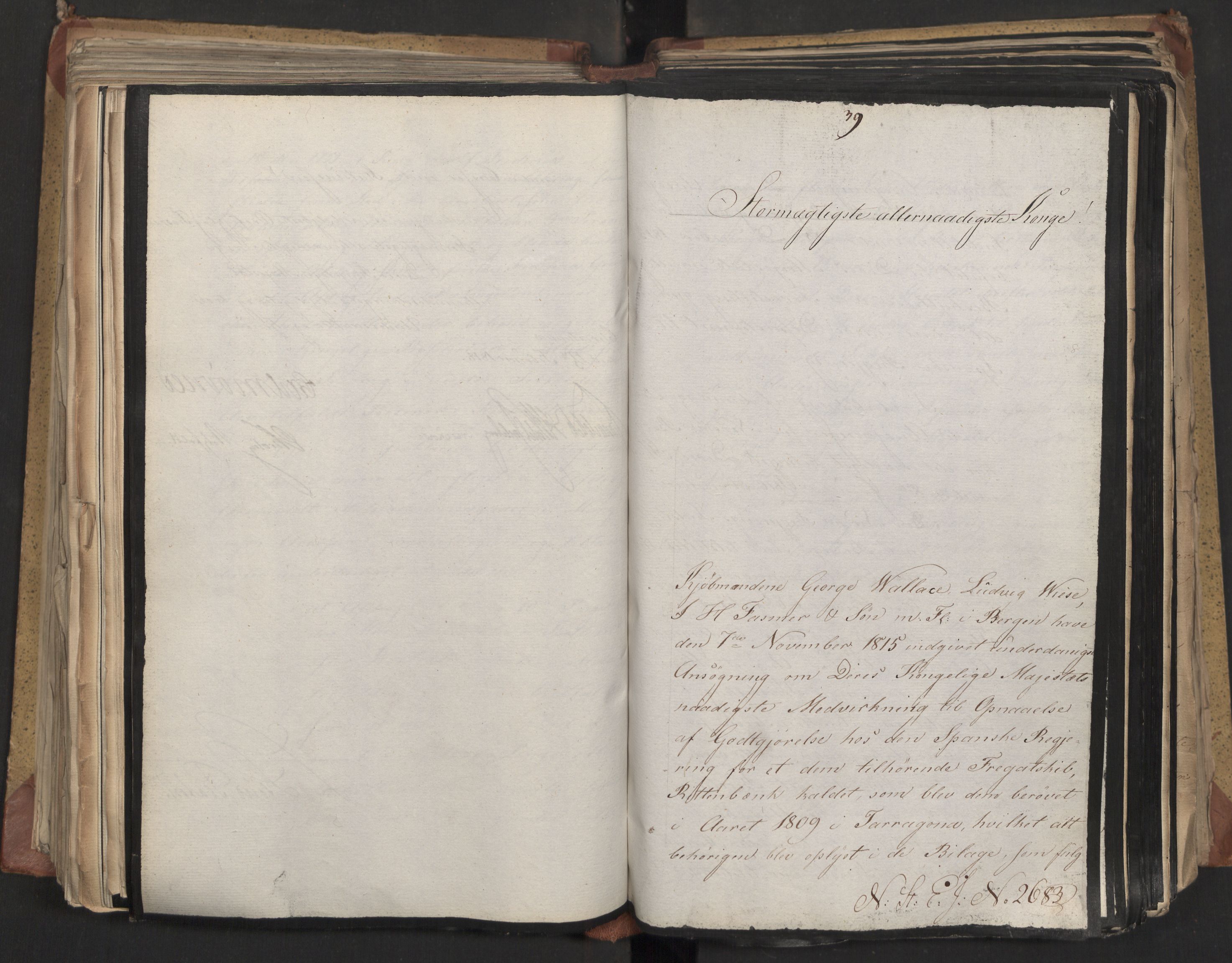 Statsrådsavdelingen i Stockholm, AV/RA-S-1003/D/Da/L0012: Regjeringsinnstillinger nr. 2587-2760, 1818, p. 345