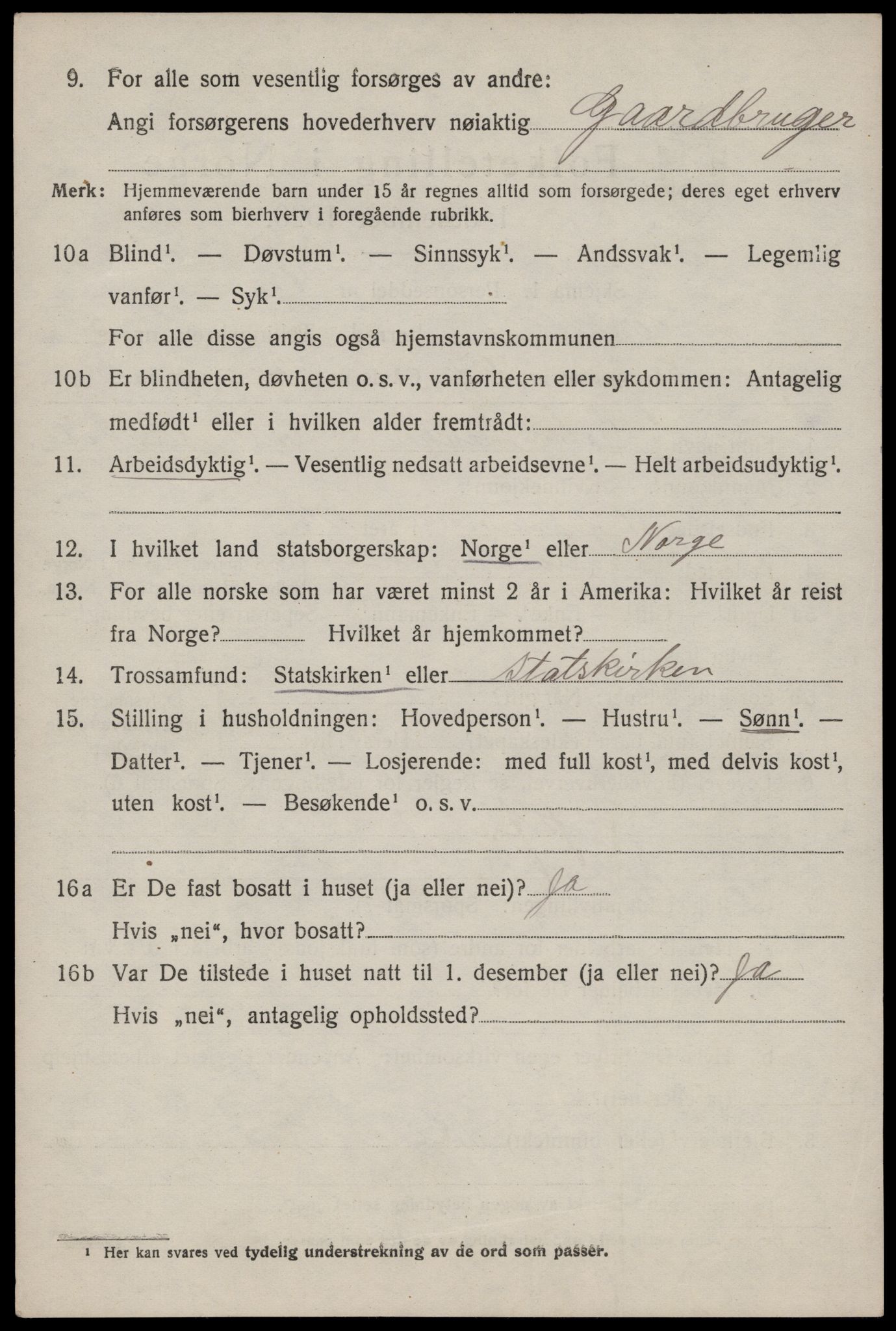 SAST, 1920 census for Avaldsnes, 1920, p. 5674