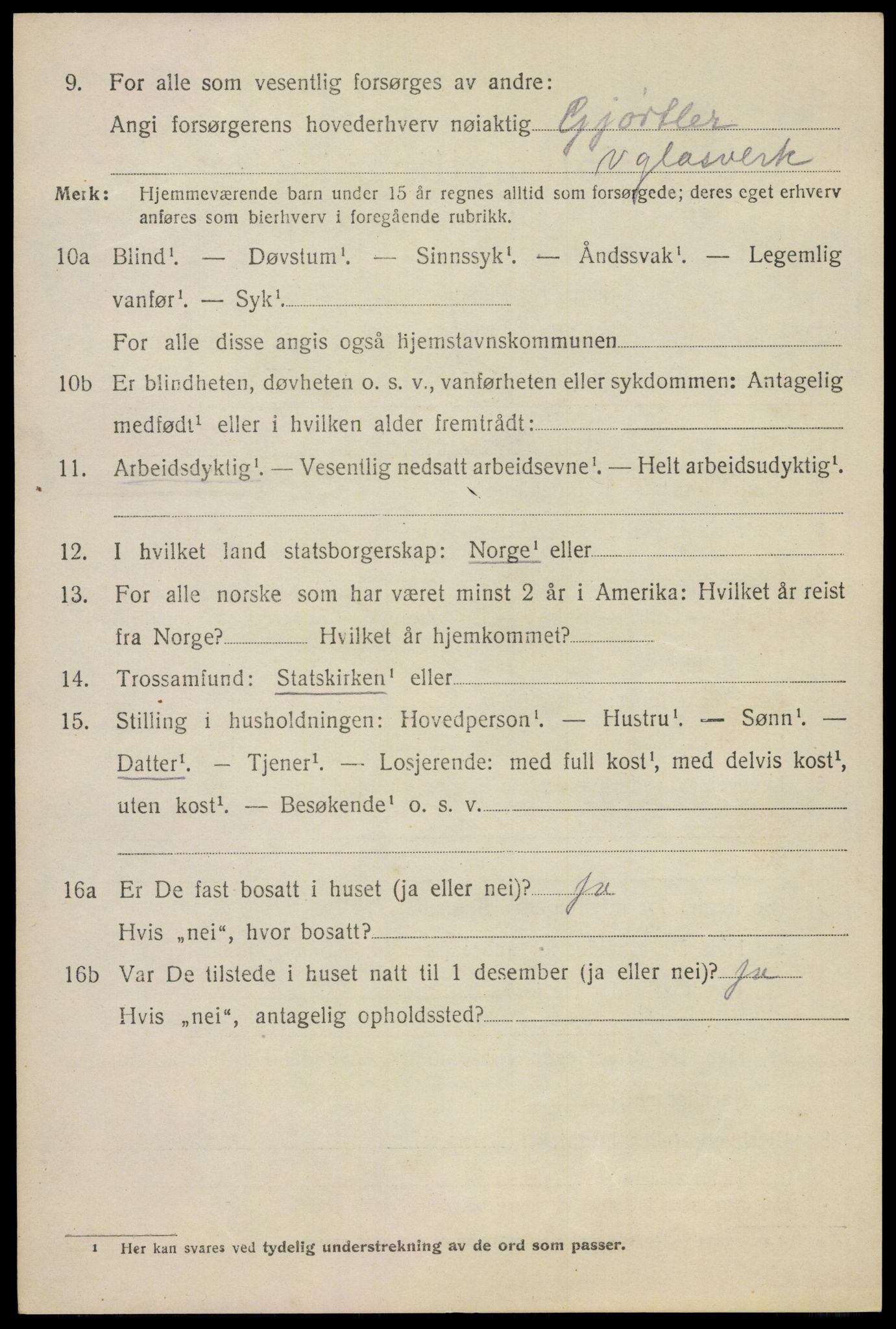 SAO, 1920 census for Bærum, 1920, p. 23397