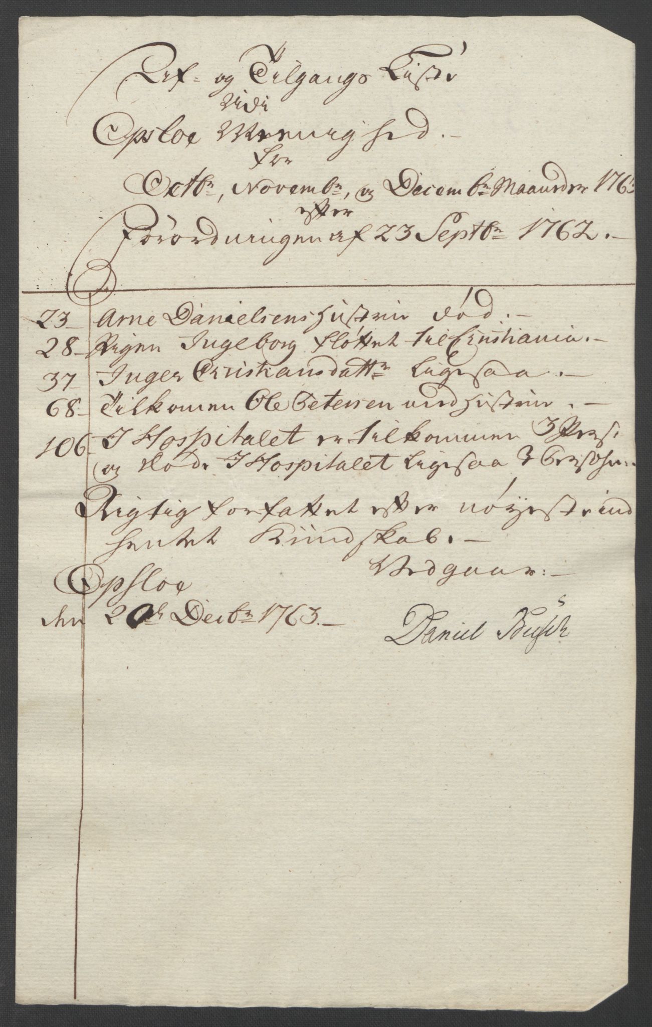 Rentekammeret inntil 1814, Reviderte regnskaper, Fogderegnskap, AV/RA-EA-4092/R10/L0559: Ekstraskatten Aker og Follo, 1763, p. 156