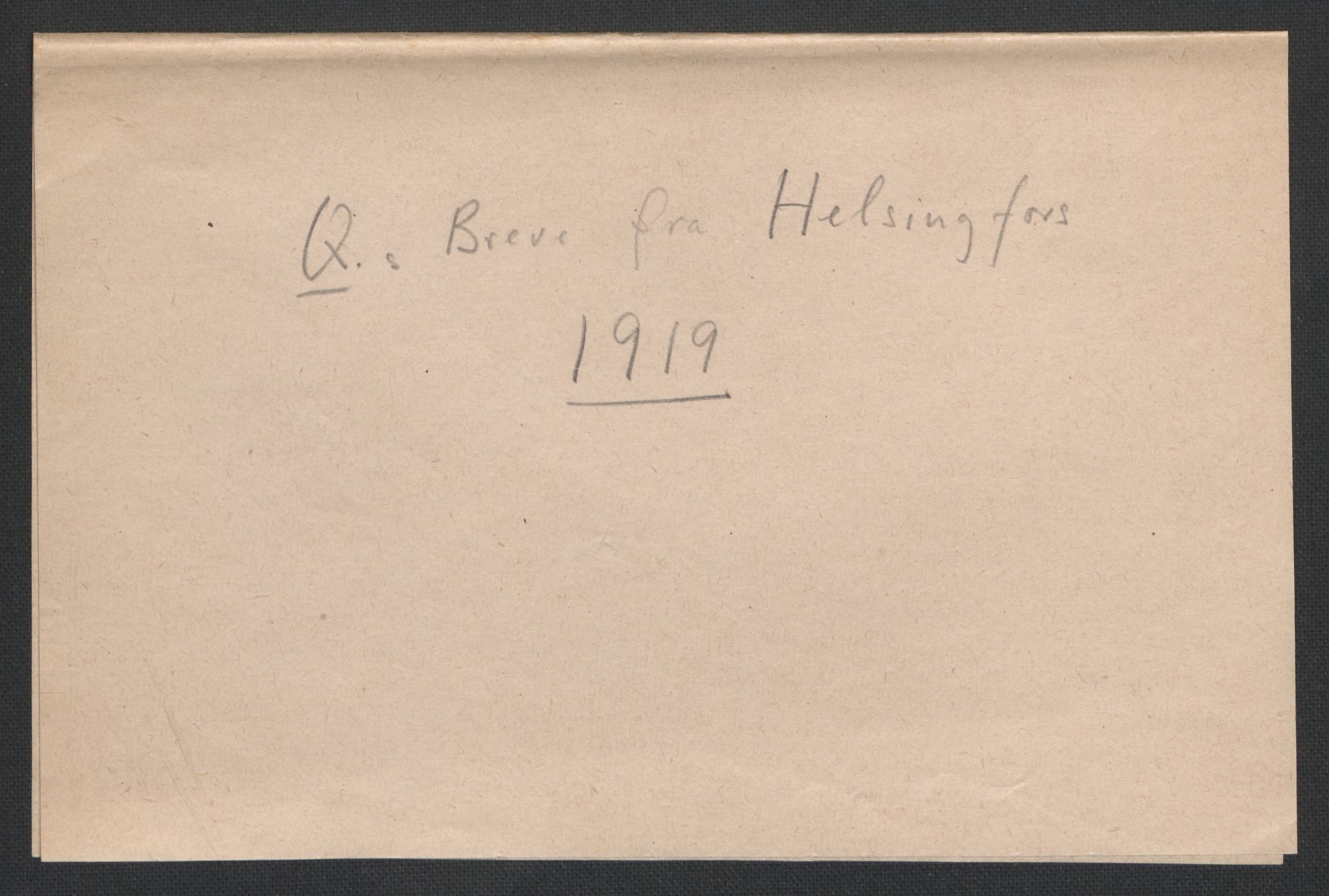 Quisling, Vidkun, RA/PA-0750/K/L0001: Brev til og fra Vidkun Quisling samt til og fra andre medlemmer av familien Quisling + karakterbøker, 1894-1929, p. 138