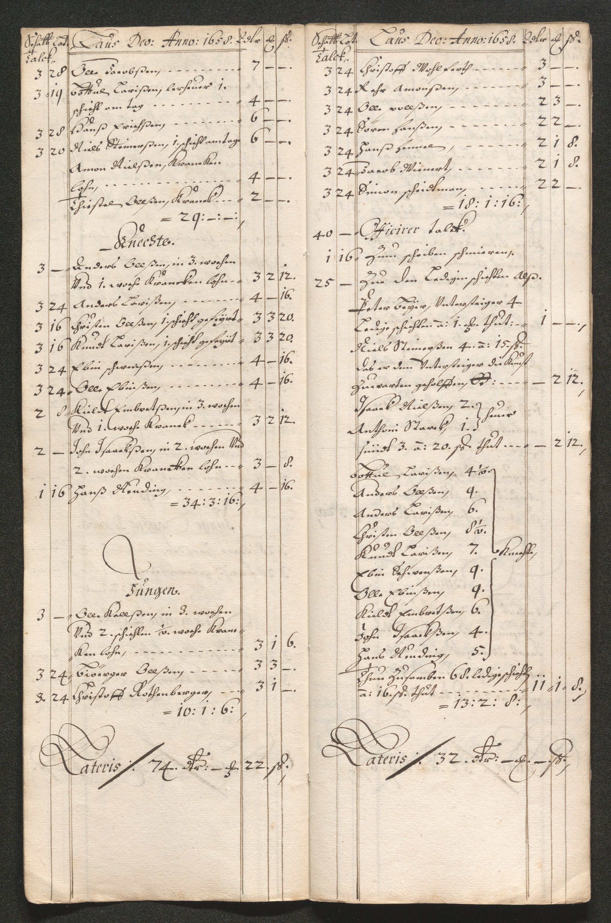 Kongsberg Sølvverk 1623-1816, SAKO/EA-3135/001/D/Dc/Dcd/L0033: Utgiftsregnskap for gruver m.m. , 1658, p. 186