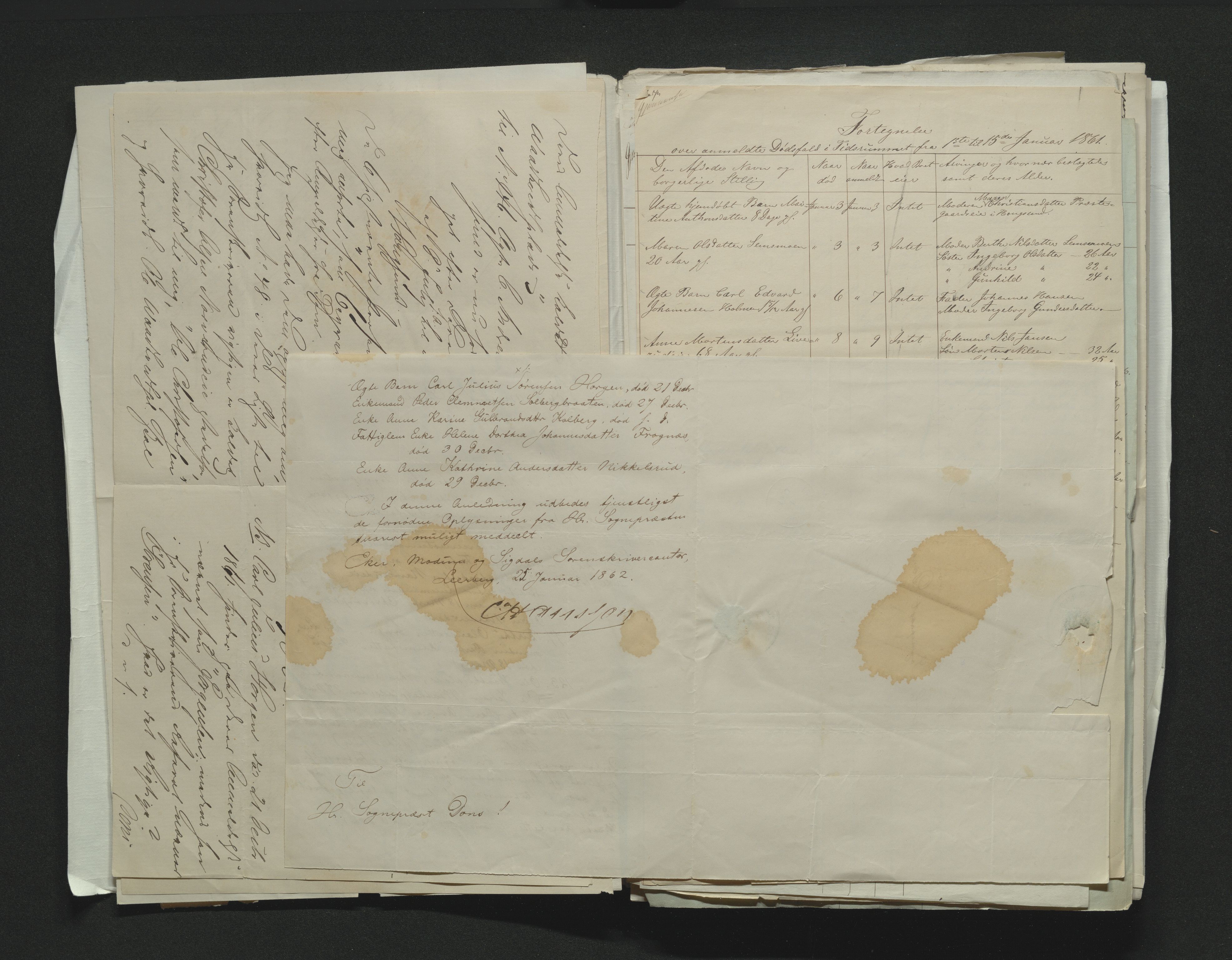 Eiker, Modum og Sigdal sorenskriveri, AV/SAKO-A-123/H/Ha/Hab/L0010: Dødsfallsmeldinger, 1858-1861, p. 406