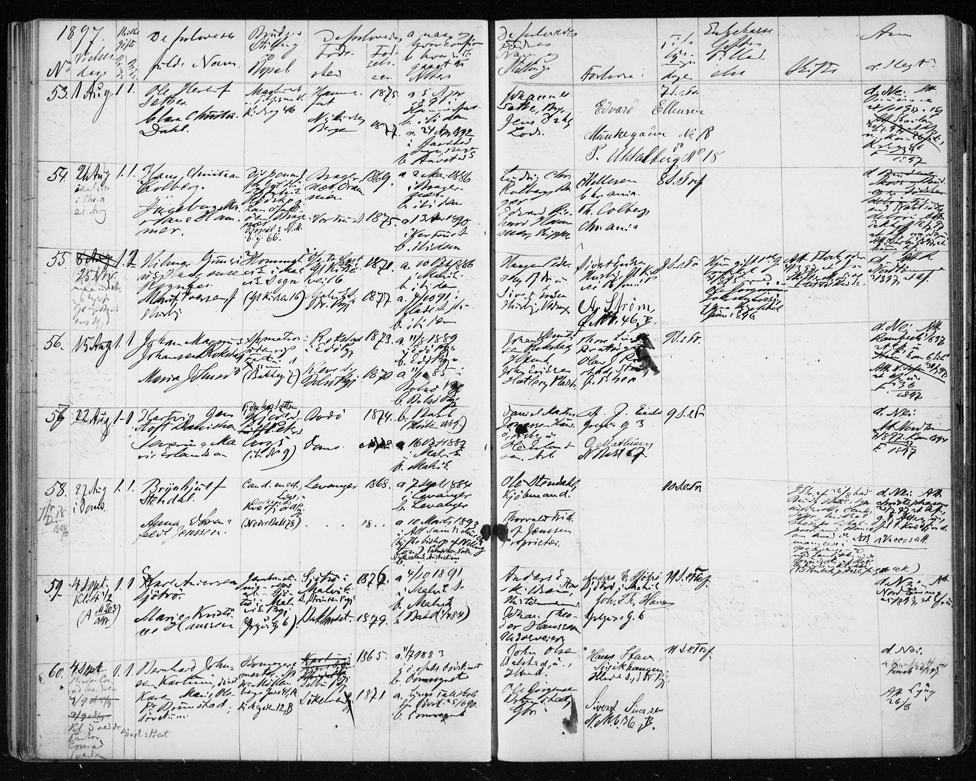 Ministerialprotokoller, klokkerbøker og fødselsregistre - Sør-Trøndelag, AV/SAT-A-1456/604/L0191: Parish register (official) no. 604A12, 1892-1900