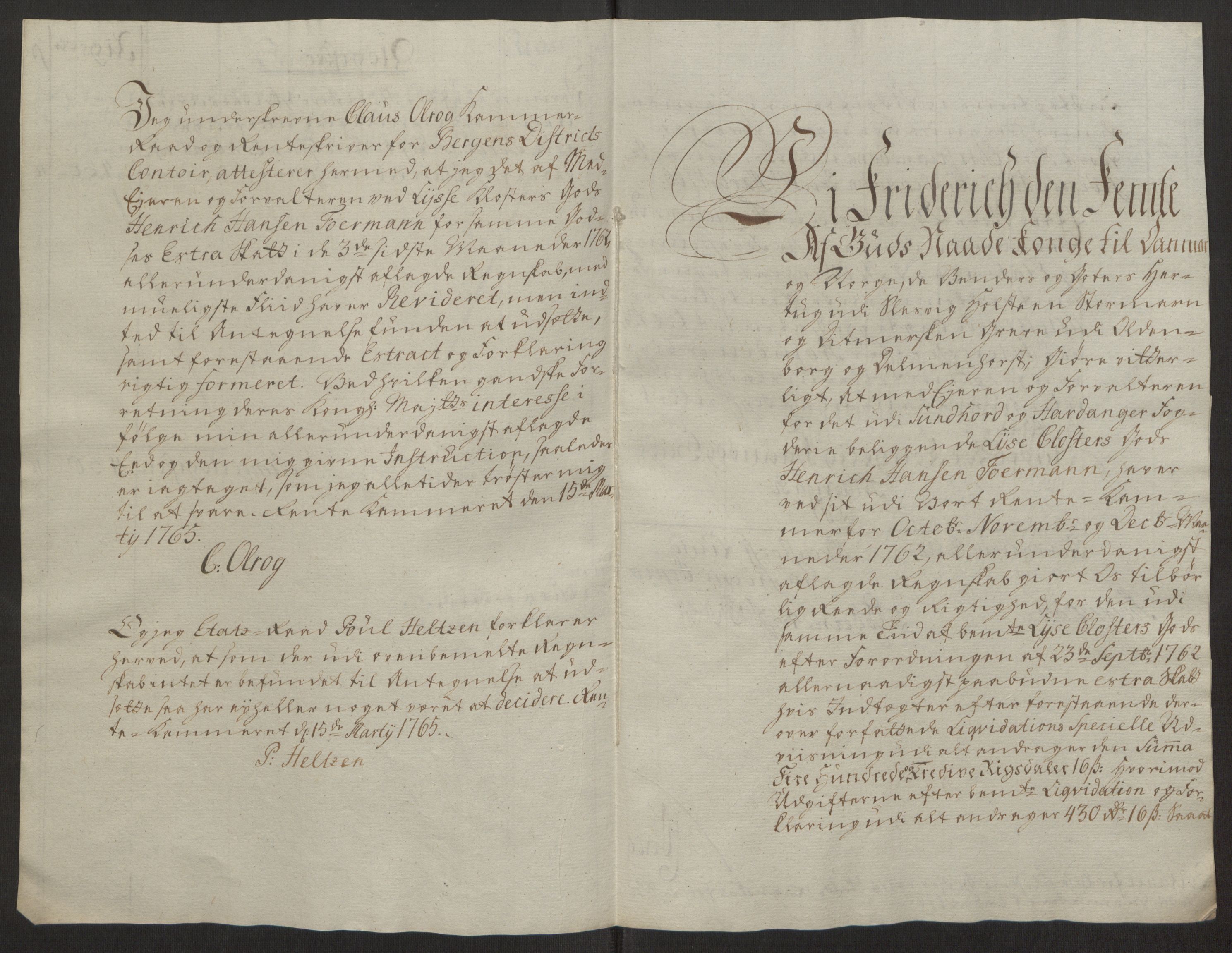 Rentekammeret inntil 1814, Reviderte regnskaper, Fogderegnskap, AV/RA-EA-4092/R50/L3180: Ekstraskatten Lyse kloster, 1762-1783, p. 8