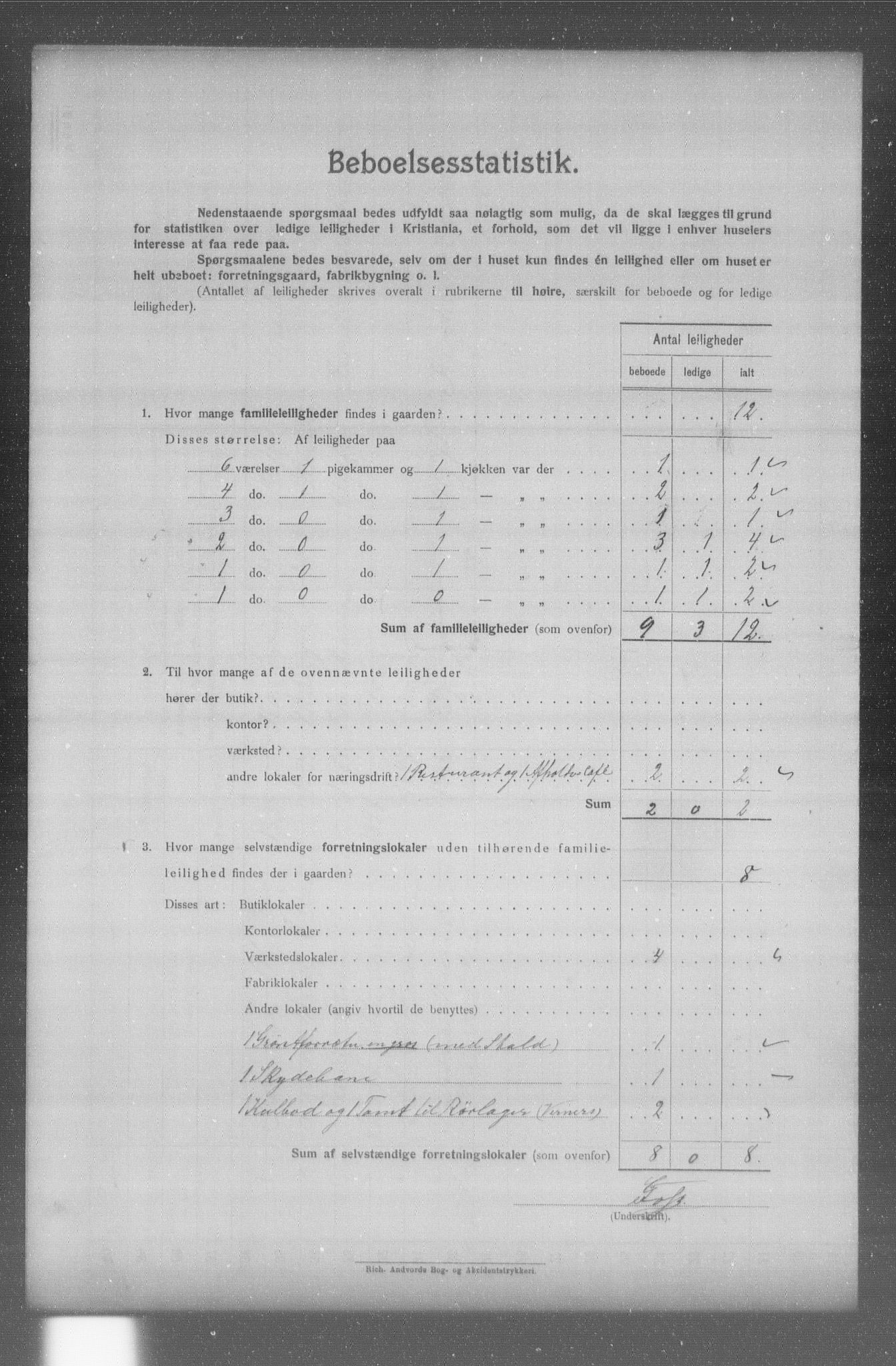 OBA, Municipal Census 1904 for Kristiania, 1904, p. 11145