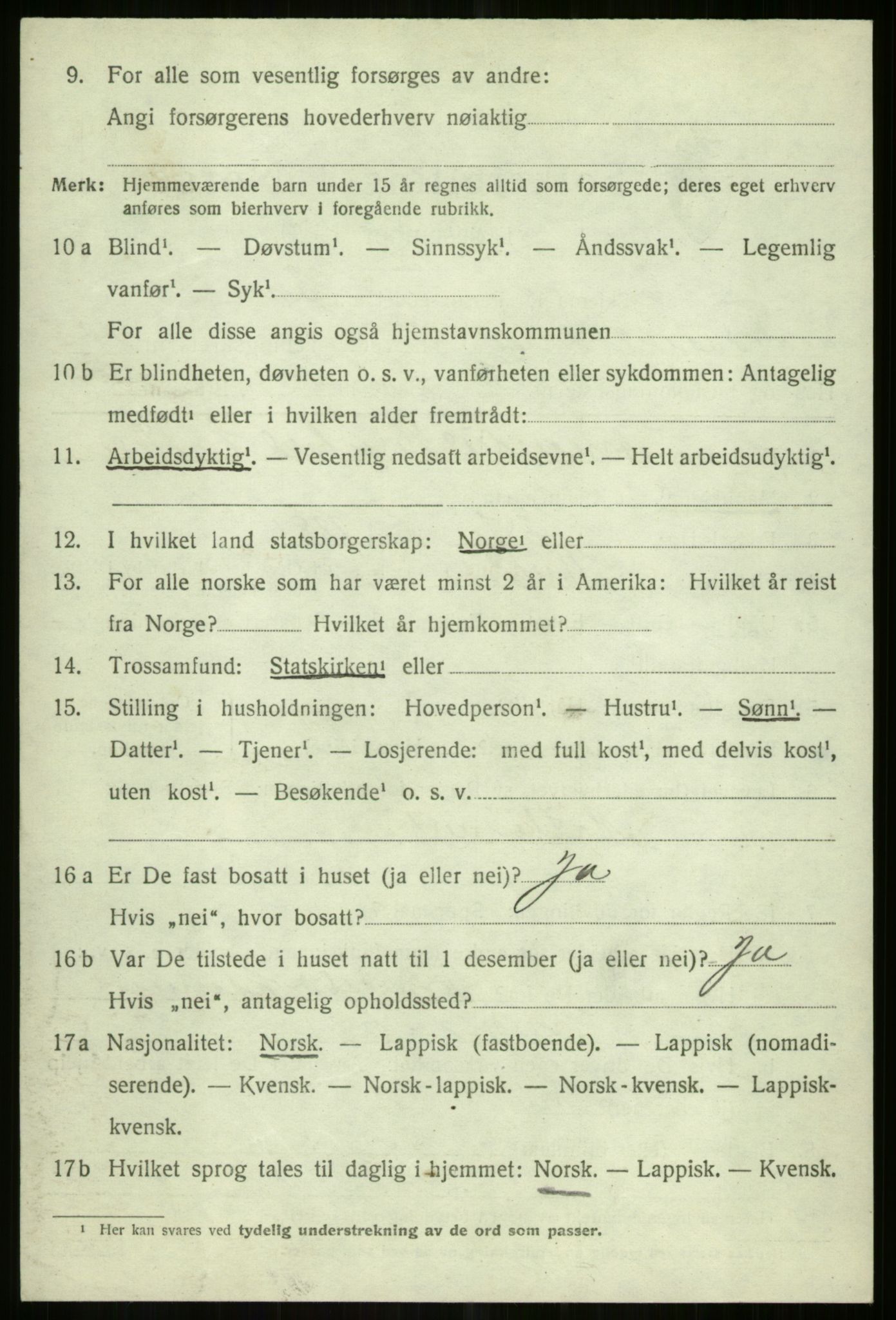 SATØ, 1920 census for Tromsøysund, 1920, p. 12187