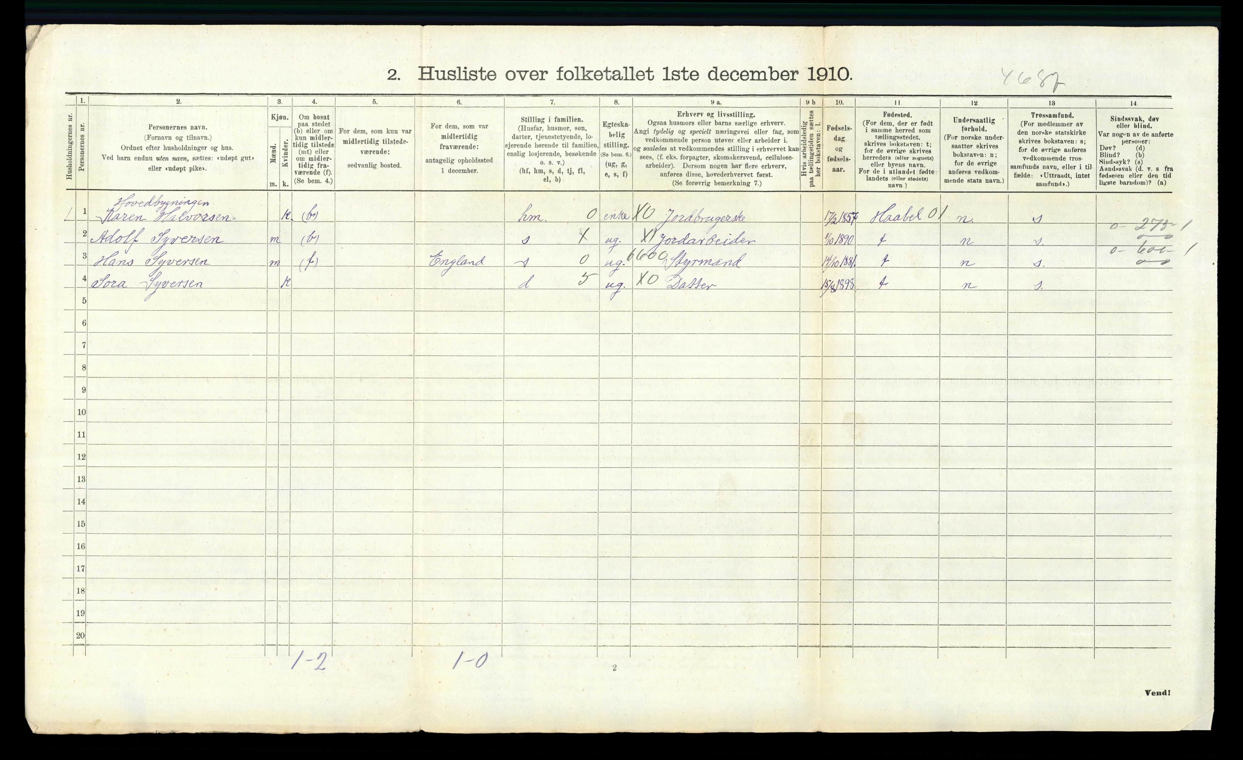 RA, 1910 census for Råde, 1910, p. 389