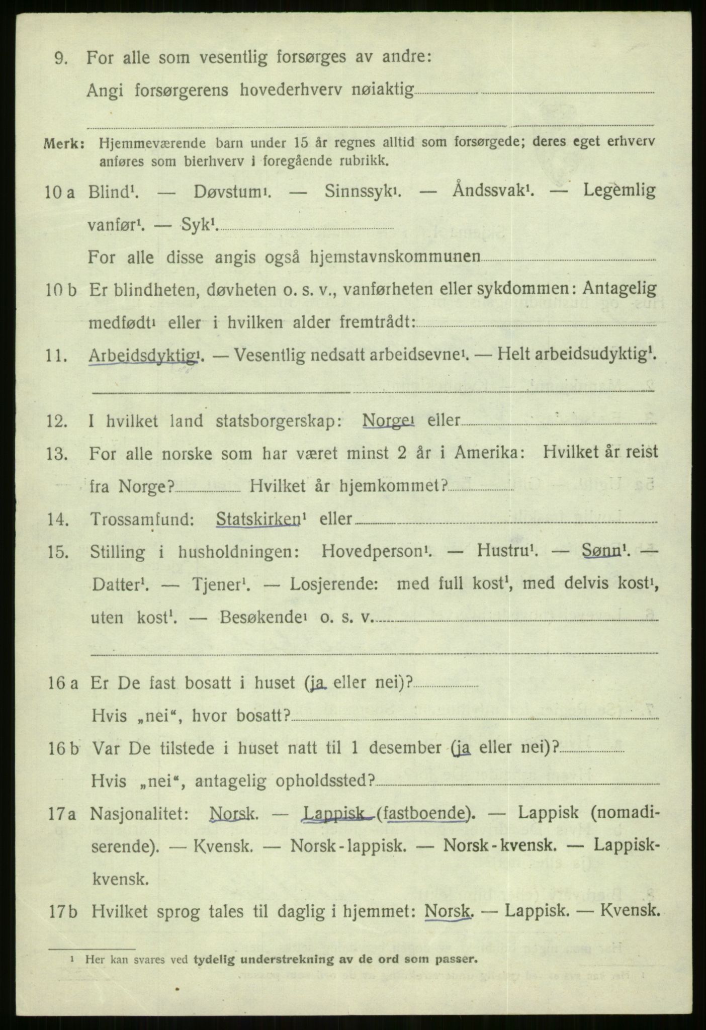 SATØ, 1920 census for Sørfjord, 1920, p. 2729