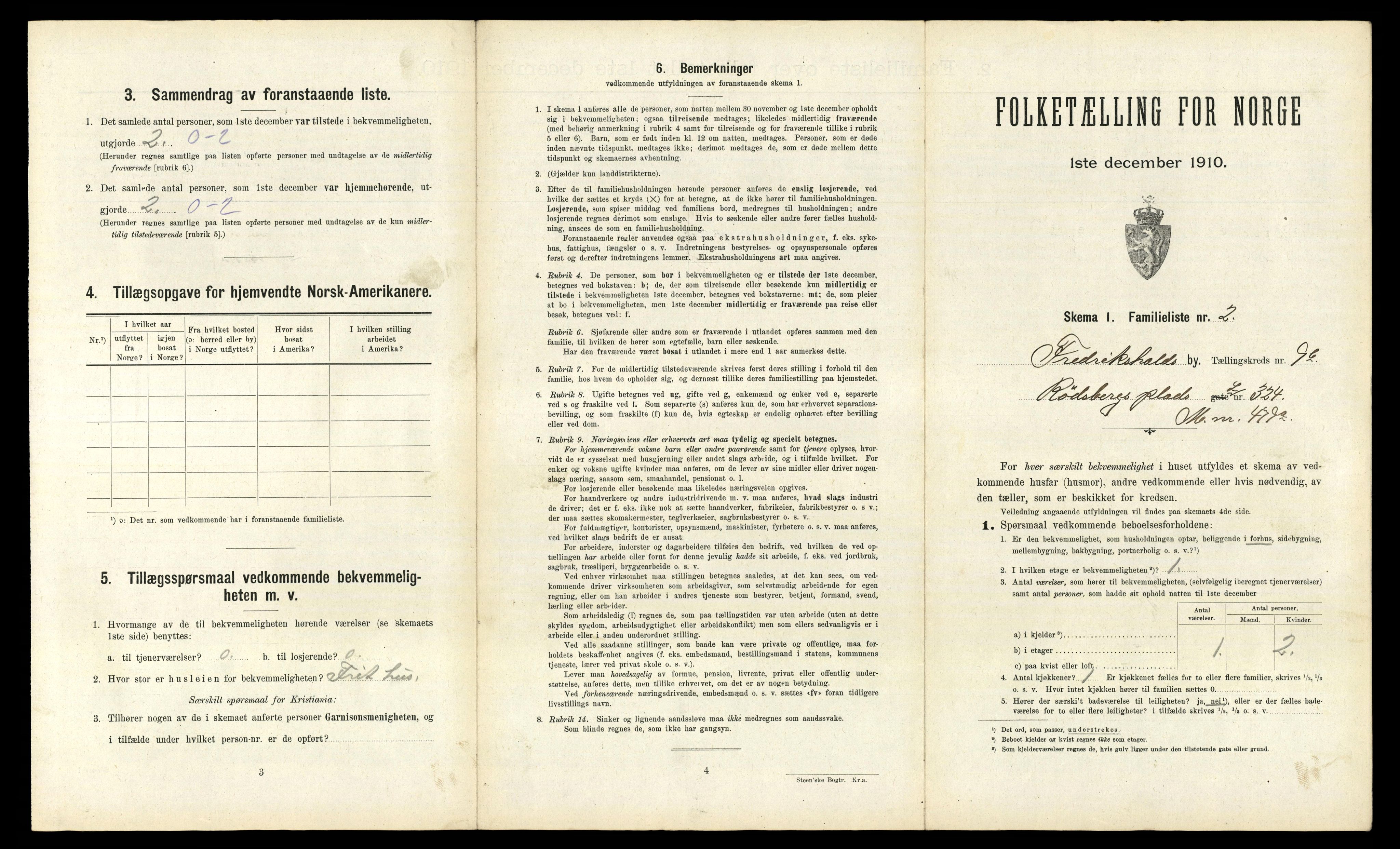 RA, 1910 census for Fredrikshald, 1910, p. 2782