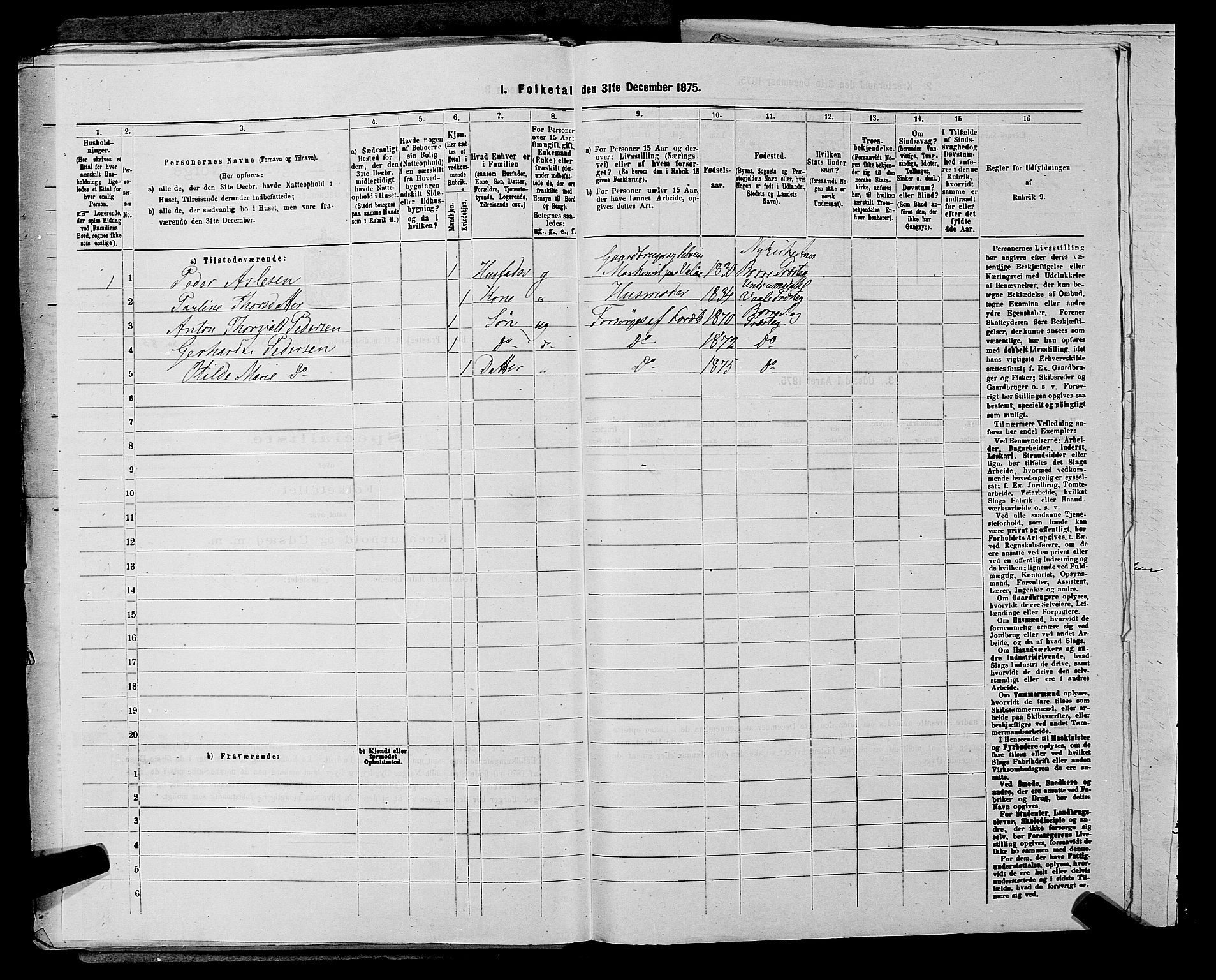 SAKO, 1875 census for 0717L Borre/Borre og Nykirke, 1875, p. 496