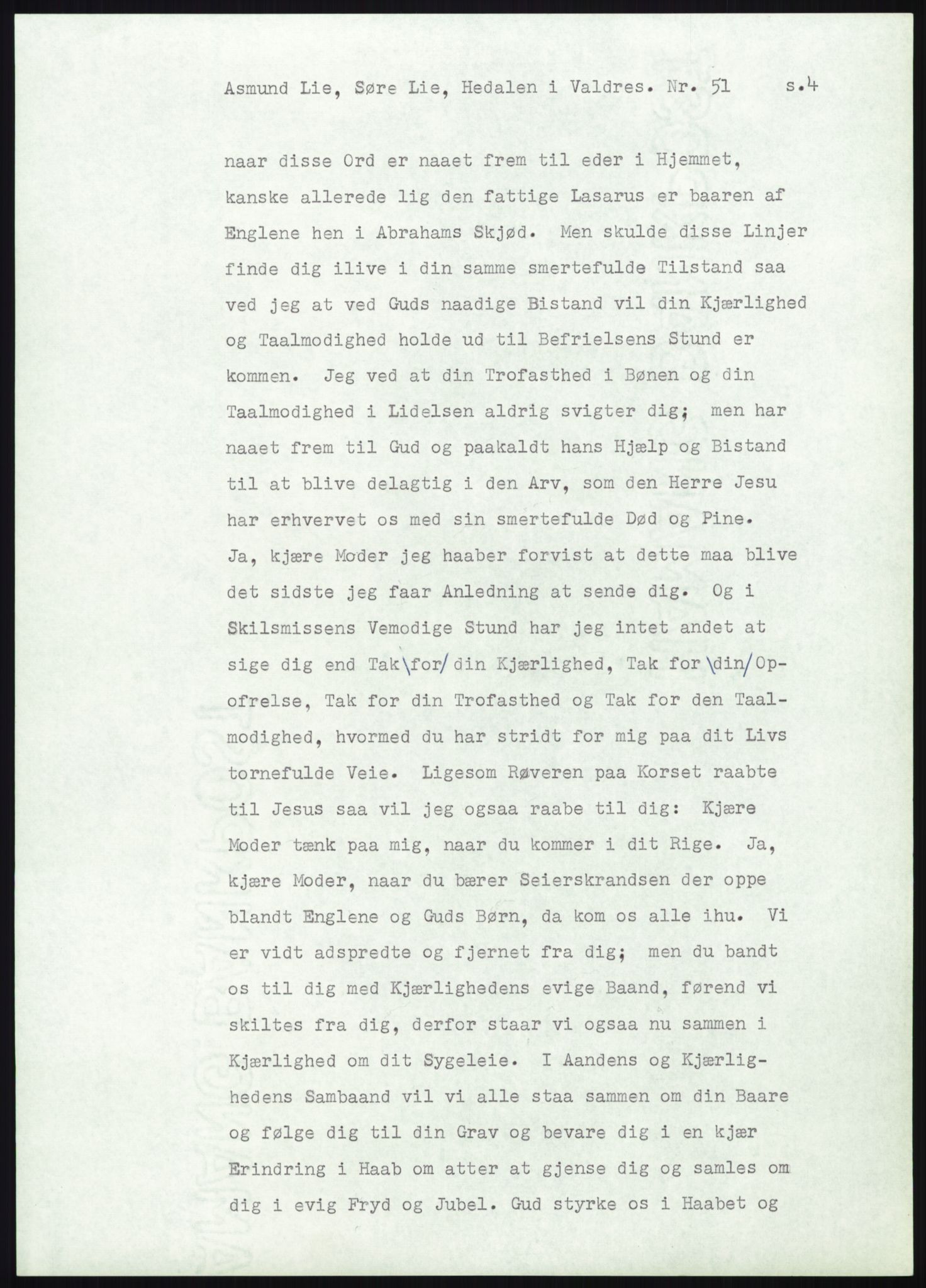 Samlinger til kildeutgivelse, Amerikabrevene, RA/EA-4057/F/L0012: Innlån fra Oppland: Lie (brevnr 1-78), 1838-1914, p. 727