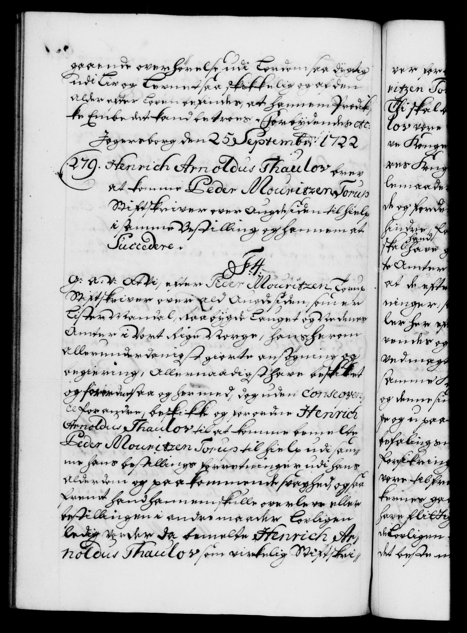 Danske Kanselli 1572-1799, AV/RA-EA-3023/F/Fc/Fca/Fcaa/L0023: Norske registre, 1720-1722, p. 627b