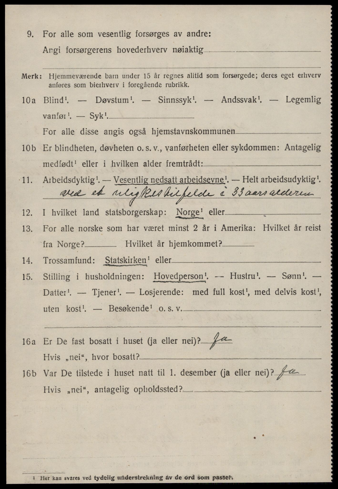 SAT, 1920 census for Hareid, 1920, p. 1388