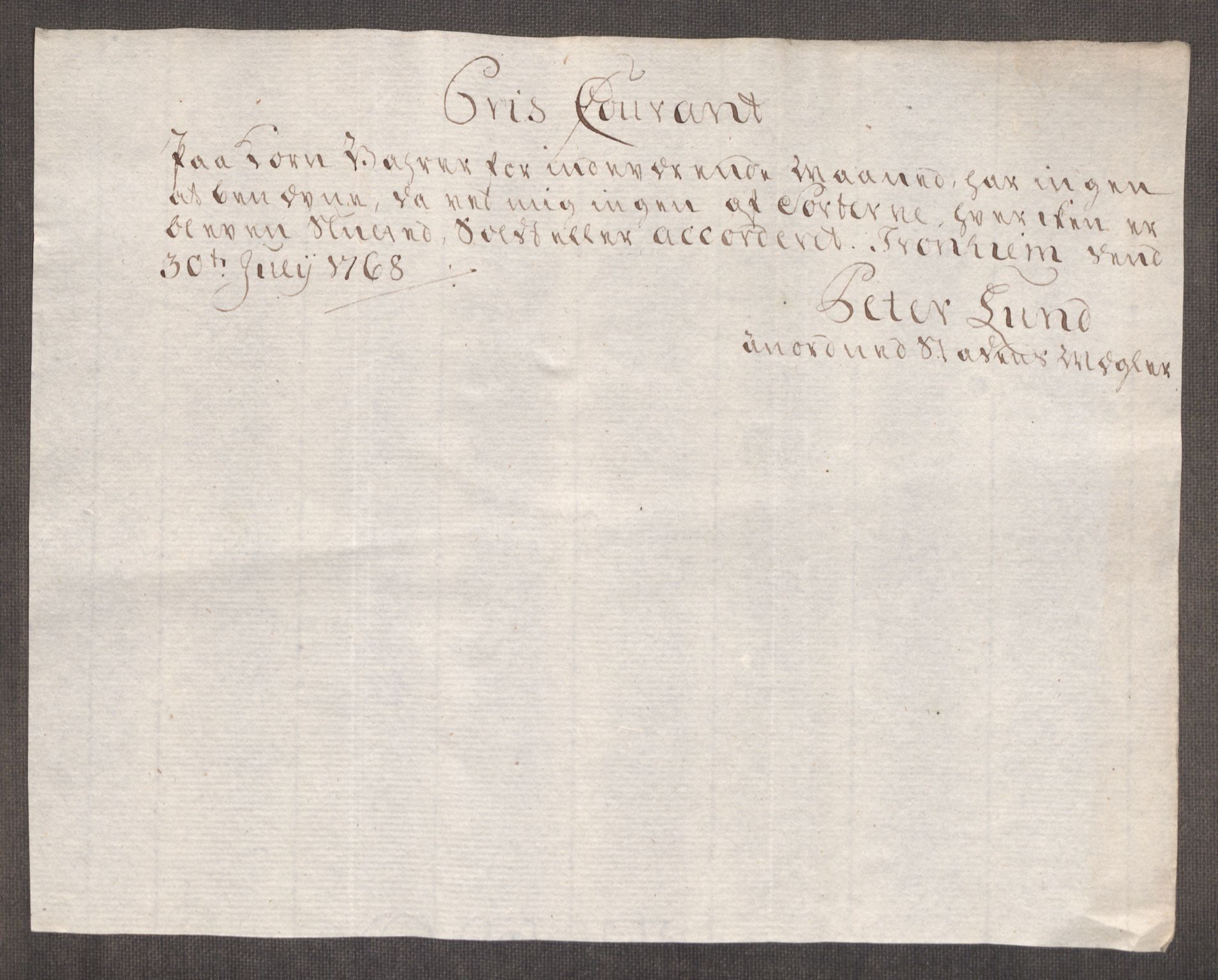 Rentekammeret inntil 1814, Realistisk ordnet avdeling, AV/RA-EA-4070/Oe/L0009: [Ø1]: Nordafjelske priskuranter, 1759-1768, p. 356