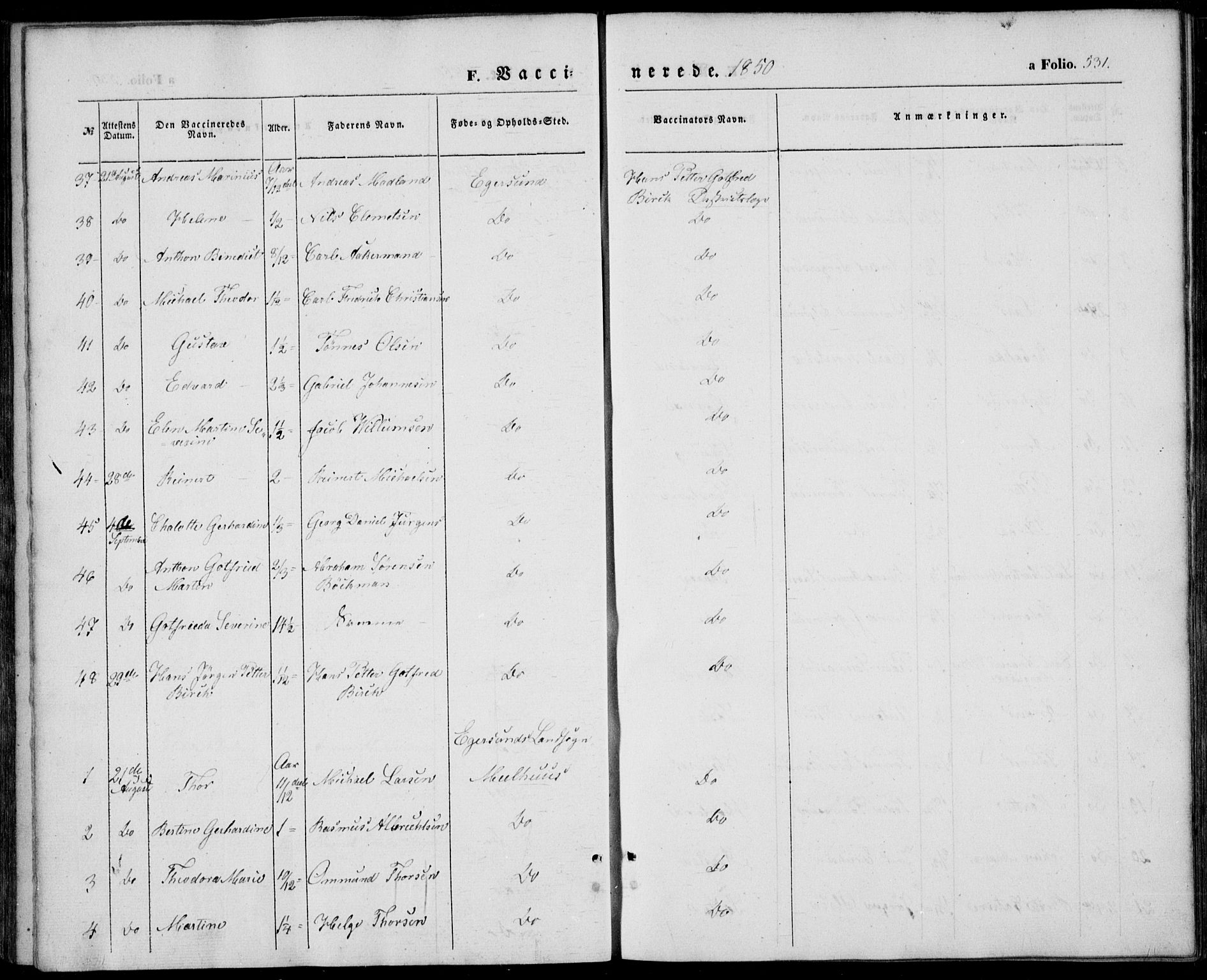 Eigersund sokneprestkontor, SAST/A-101807/S08/L0013: Parish register (official) no. A 12.2, 1850-1865, p. 531