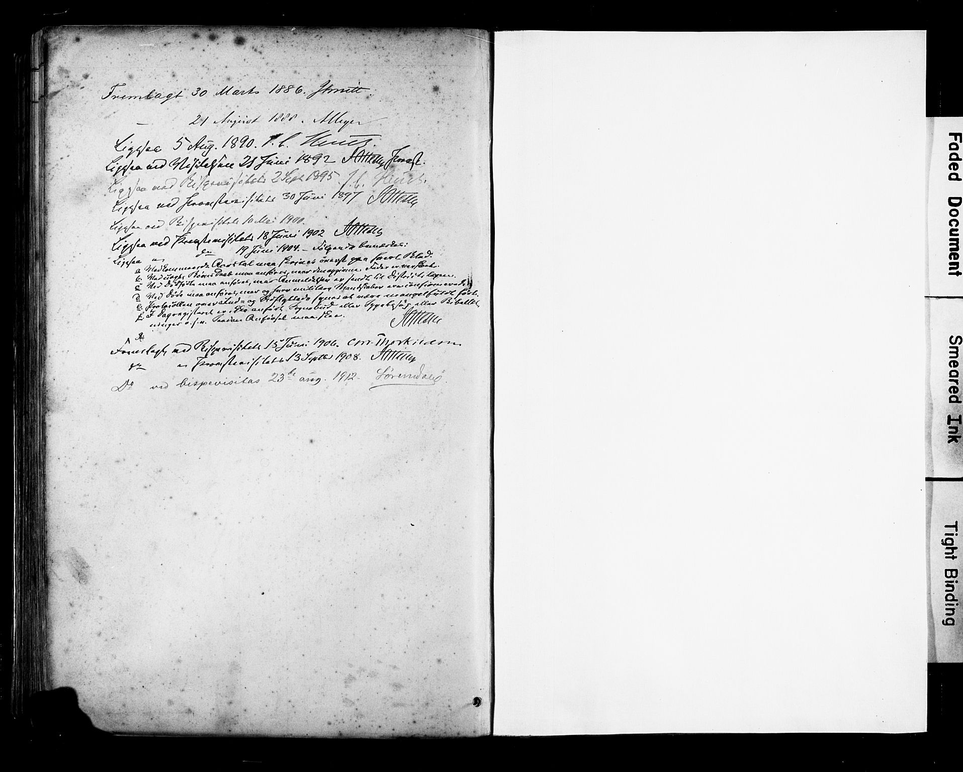 Klepp sokneprestkontor, AV/SAST-A-101803/001/3/30BA/L0009: Parish register (official) no. A 7, 1886-1915